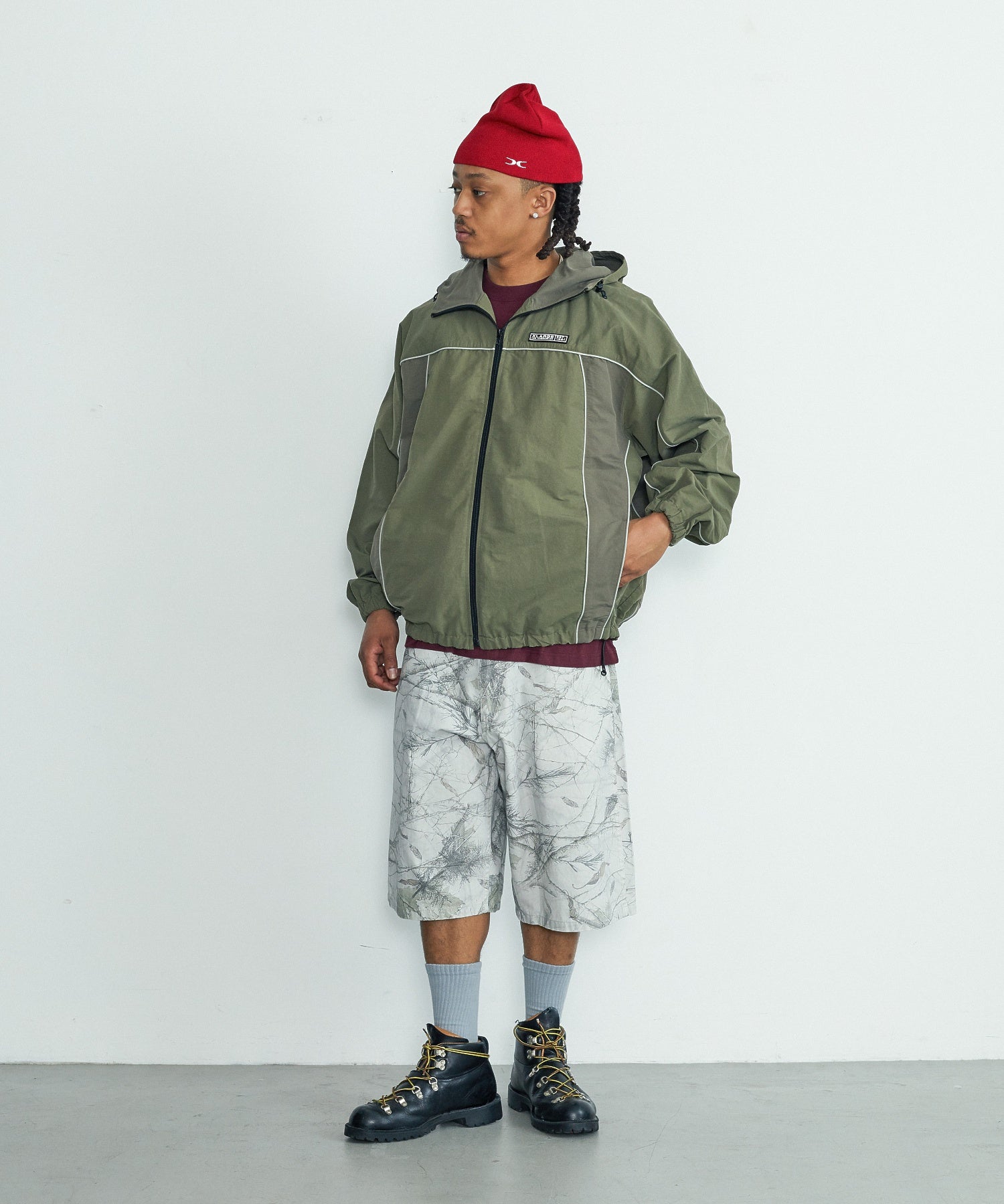 HERRINGBONE SHORT PANTS
