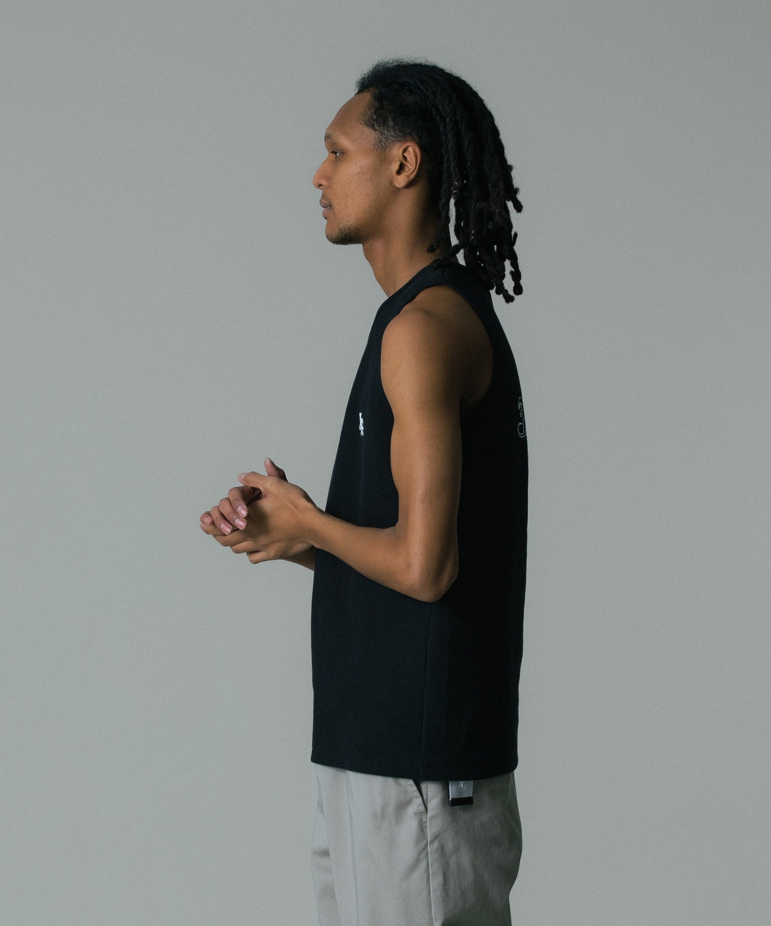 OLD ENGLISH WAFFLE TANK TOP