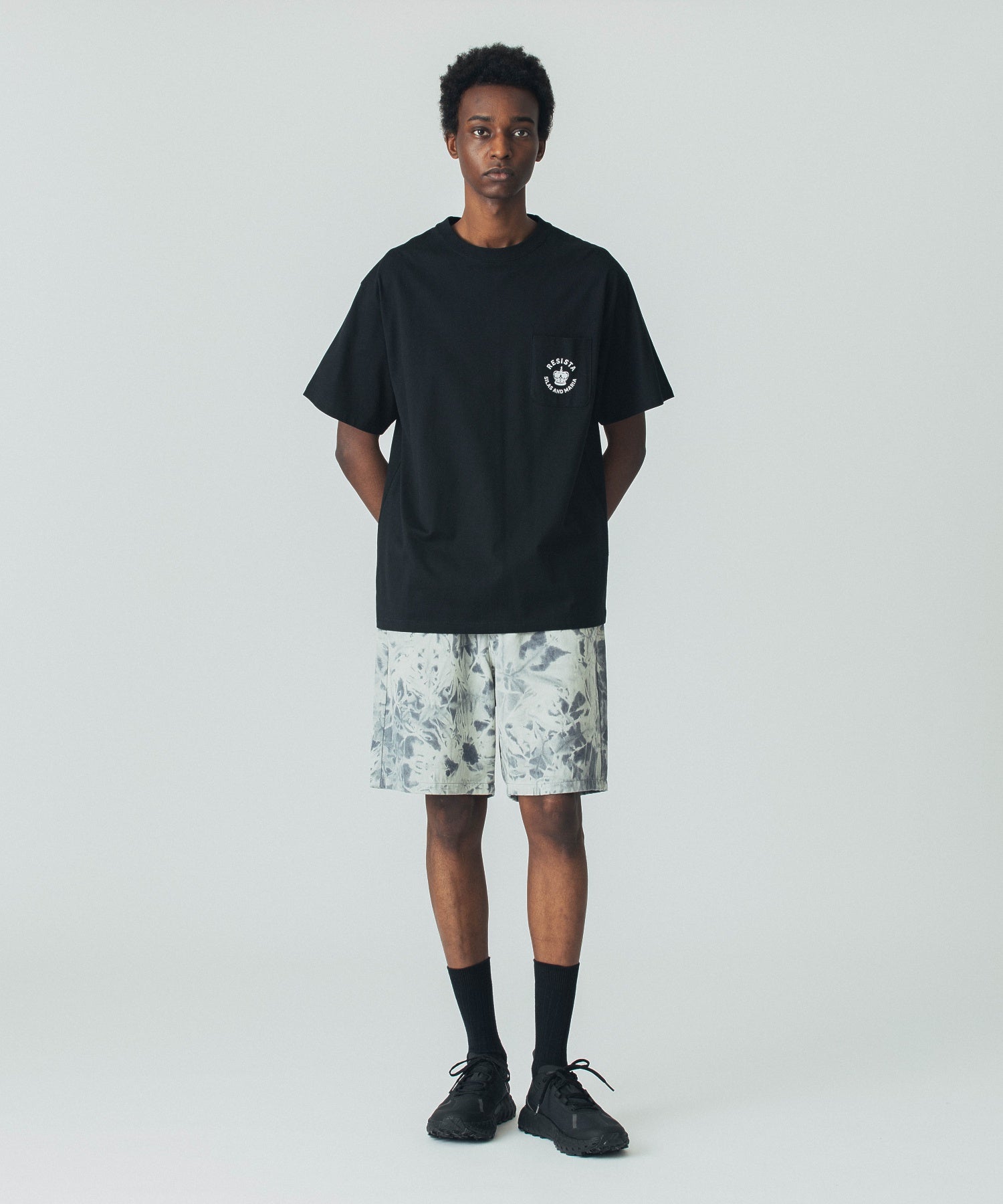 UNEVEN DYED SHORTS