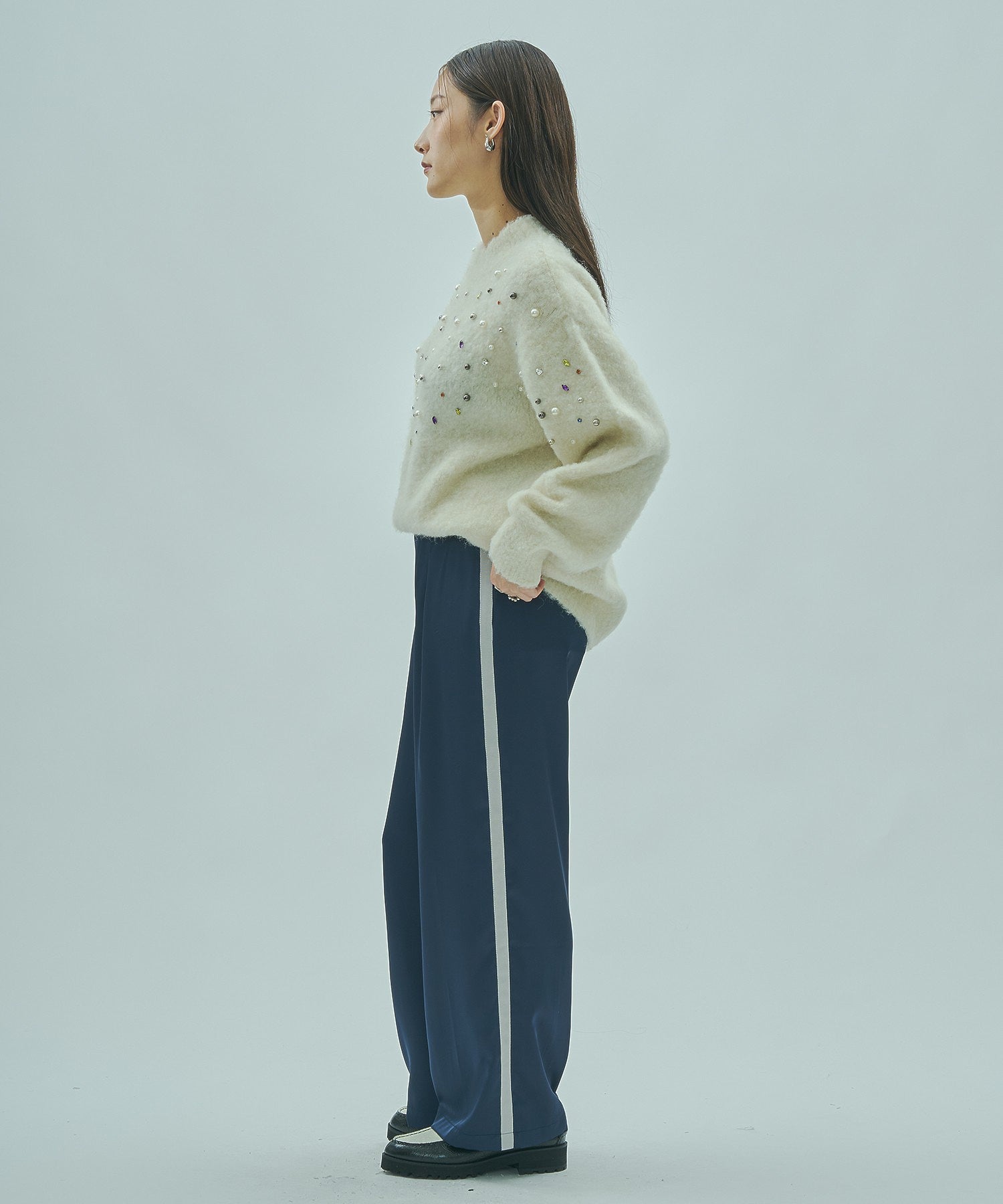 model:163cm 着用サイズ:M