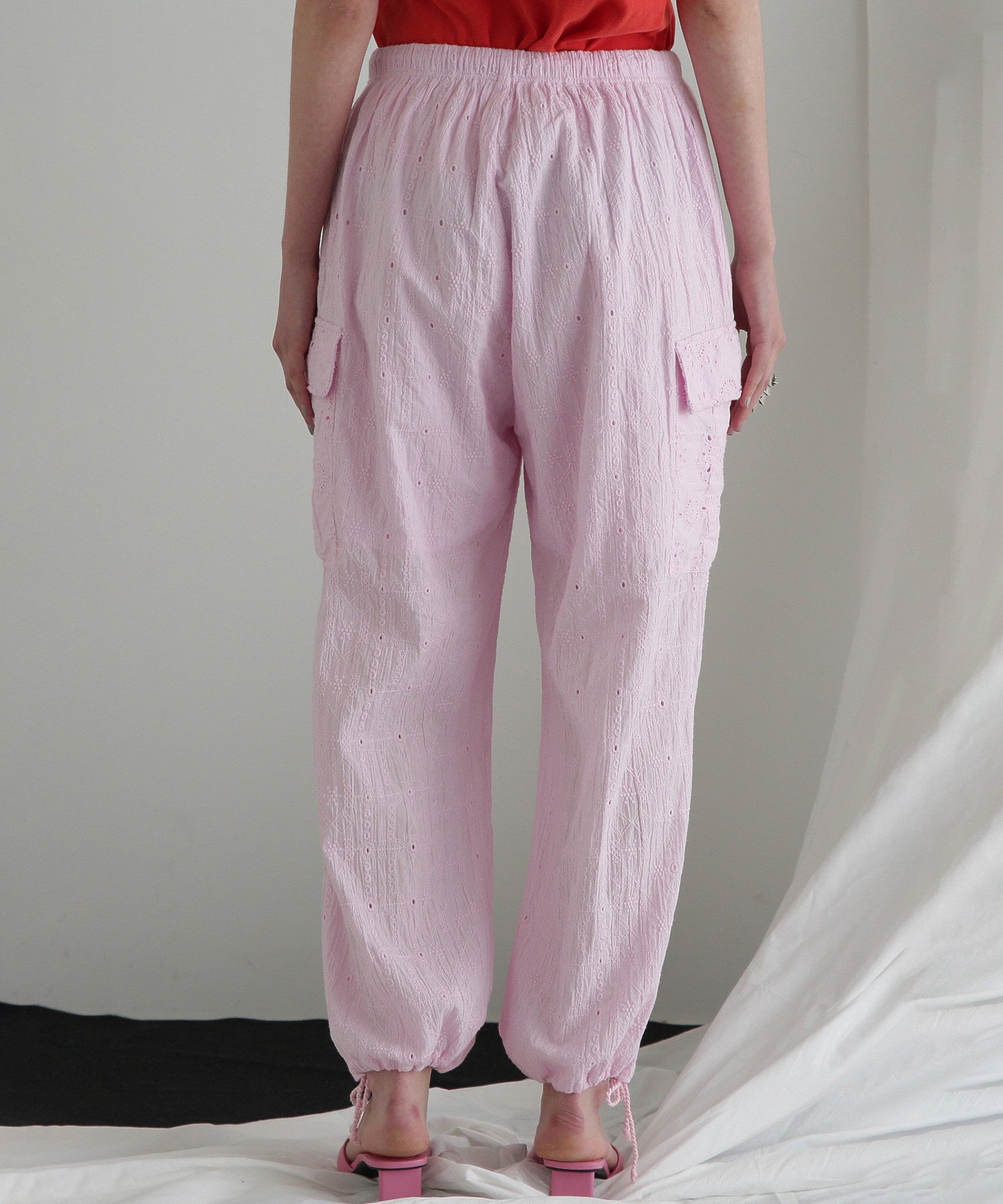 レースカーゴパンツ