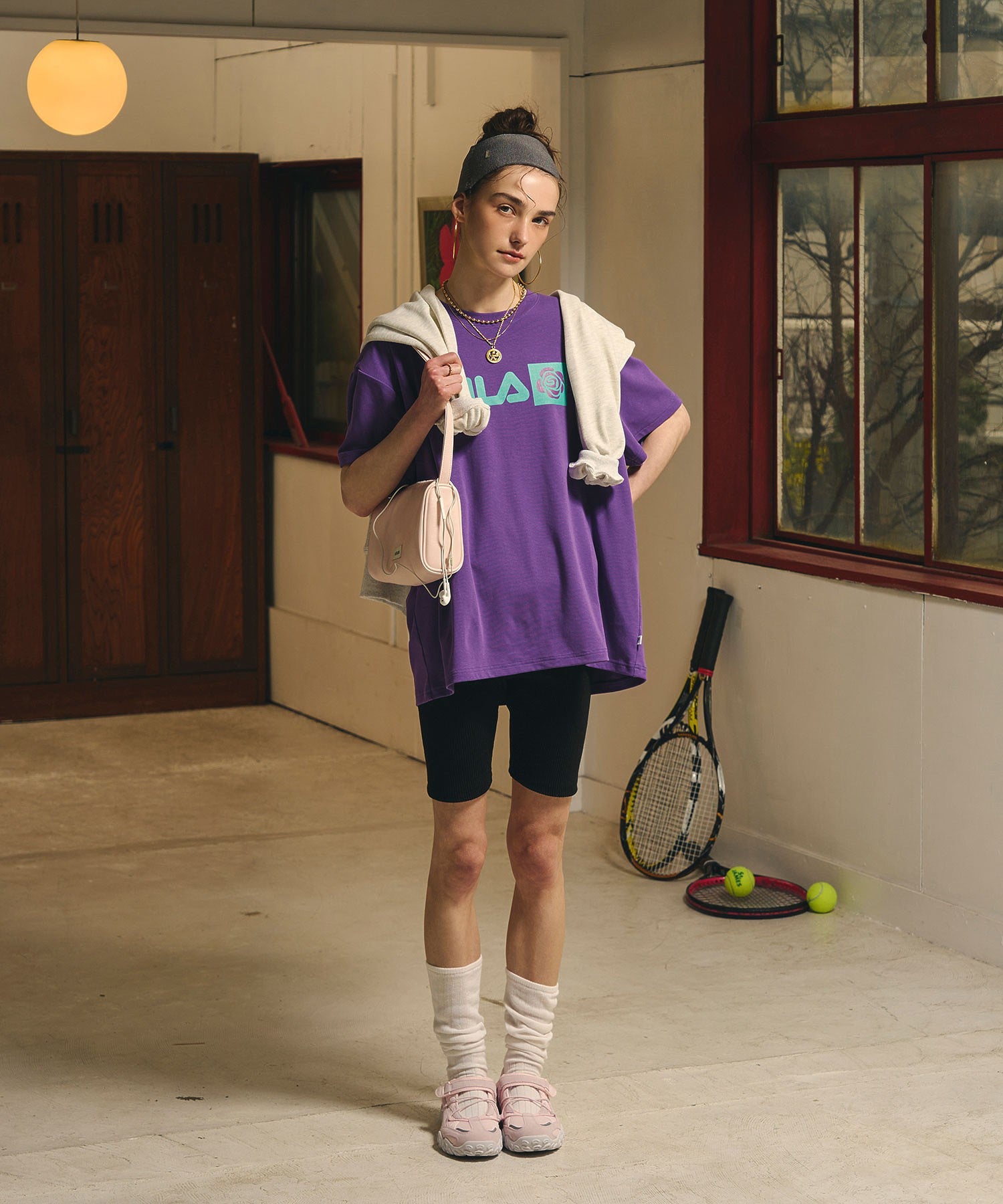 FILAⅹROSEBUD FILA ROSE T-SHIRTS