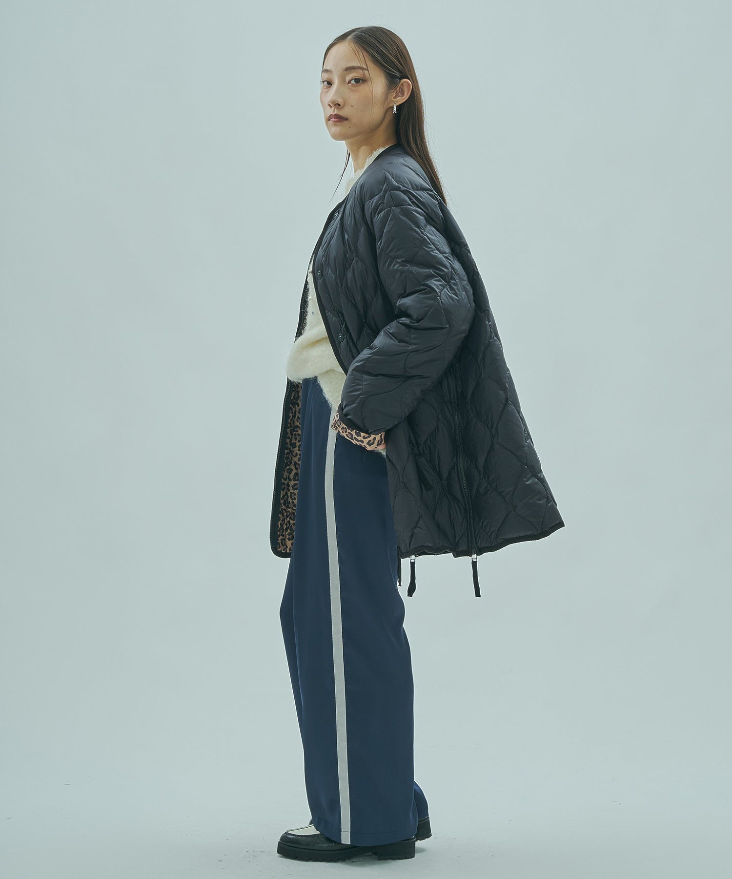 model:163cm 着用サイズ:M