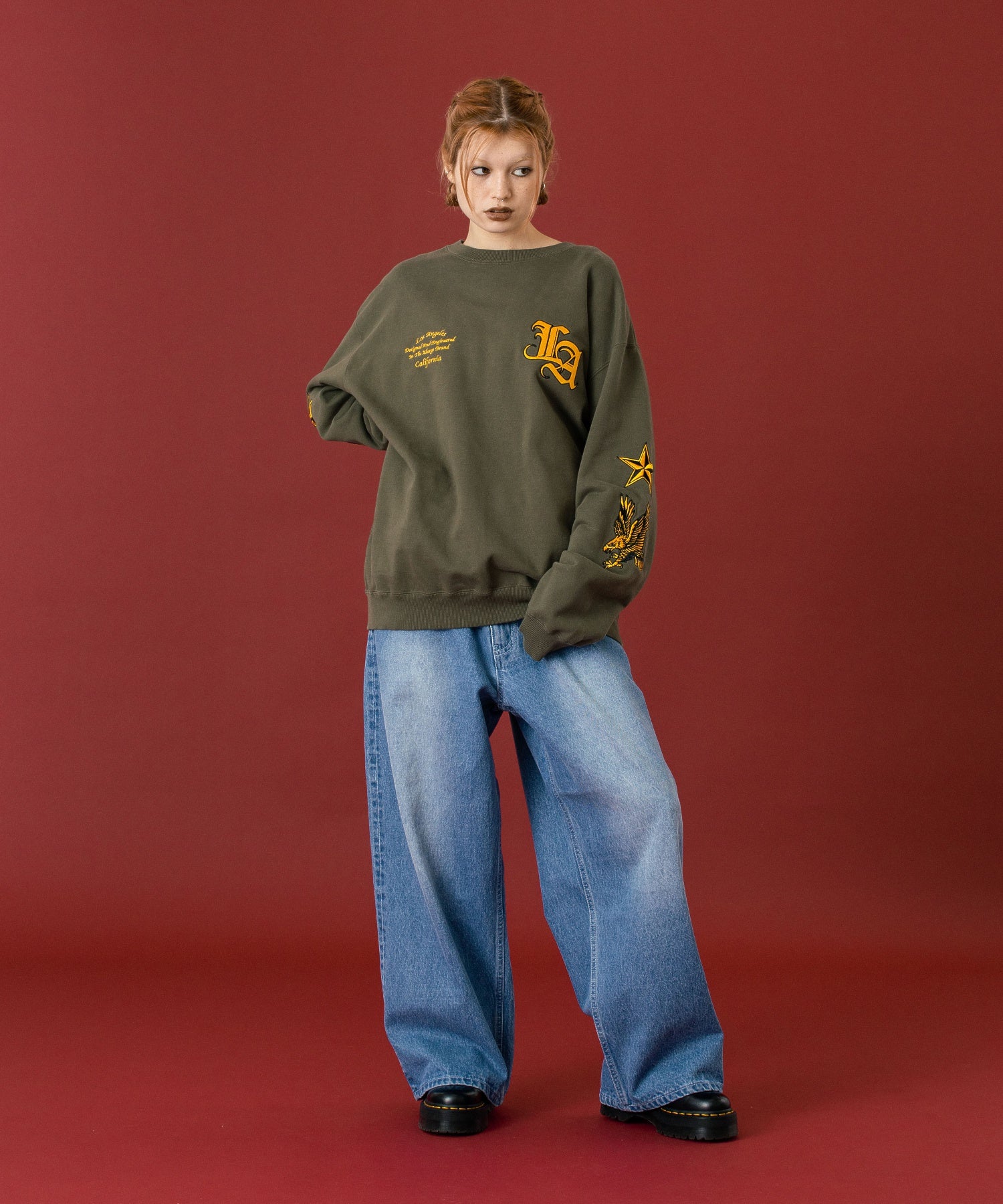 VARSITY CREWNECK SWEATSHIRT