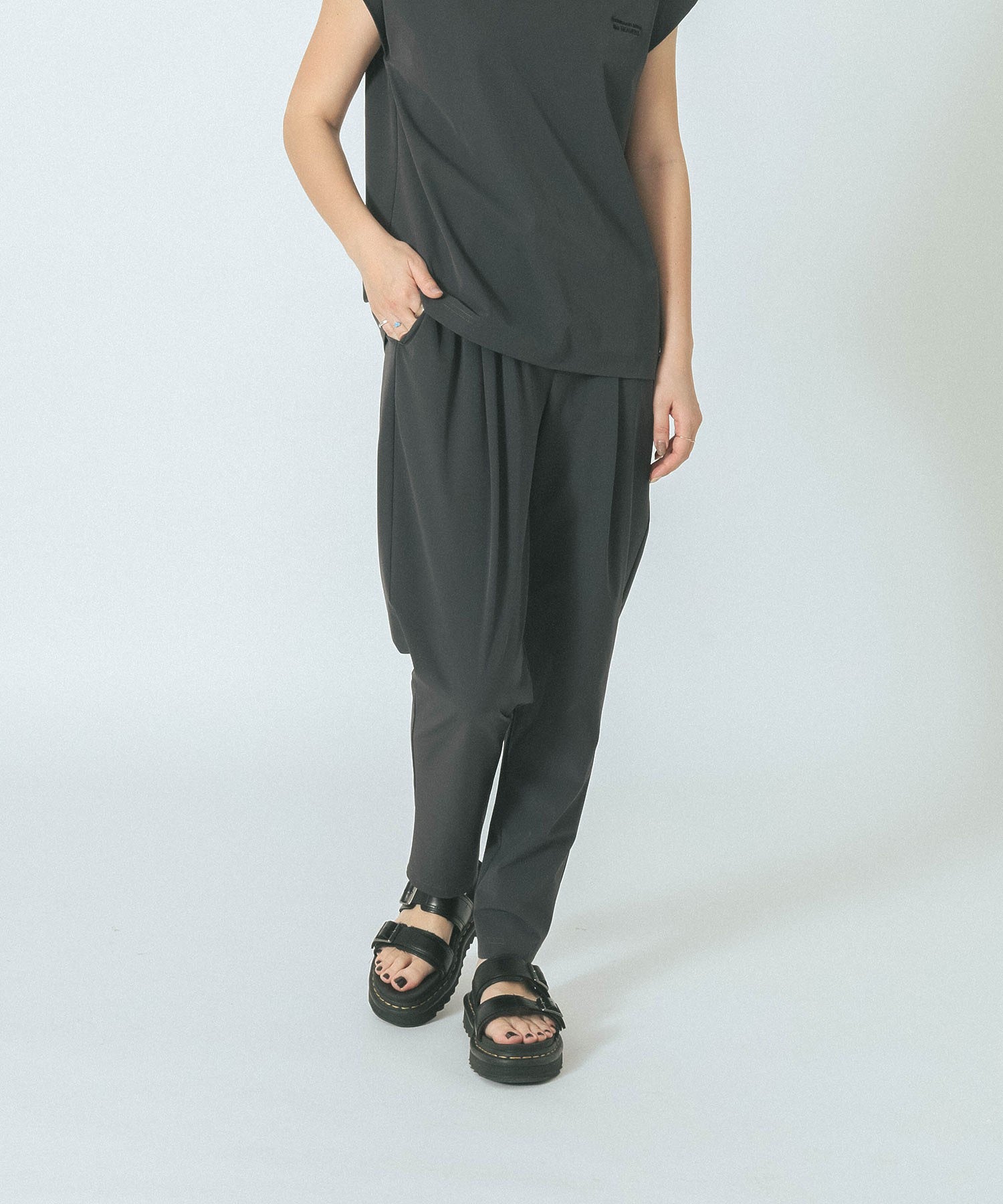【WEB限定】THOUSAND MILExGENE HEAVENS/FRENCH SLEEVE TOP & TAPERED PANTS SET UP