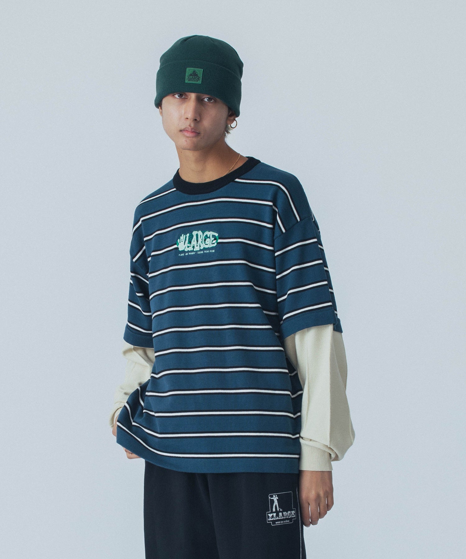 LAYERED CREWNECK KNIT