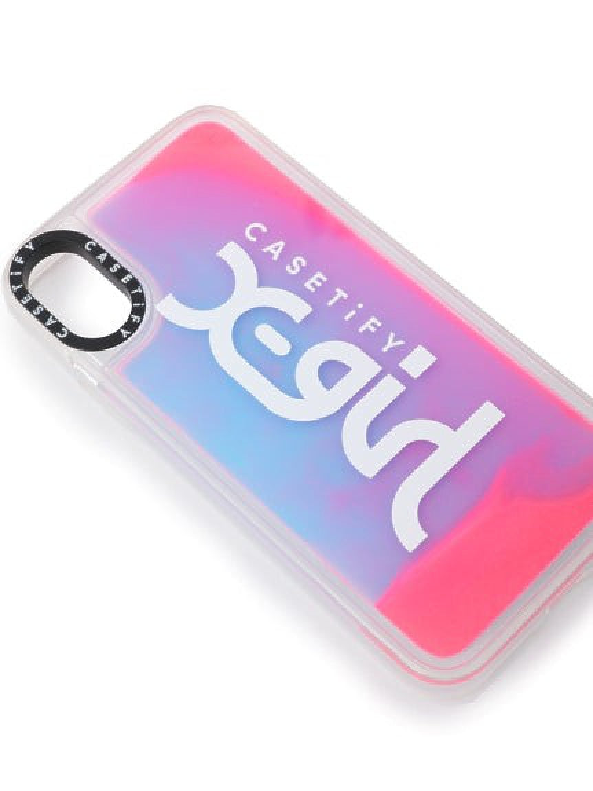 X-girl × CASETiFY NEON SAND MOBILE CASE for iPhone X/XS