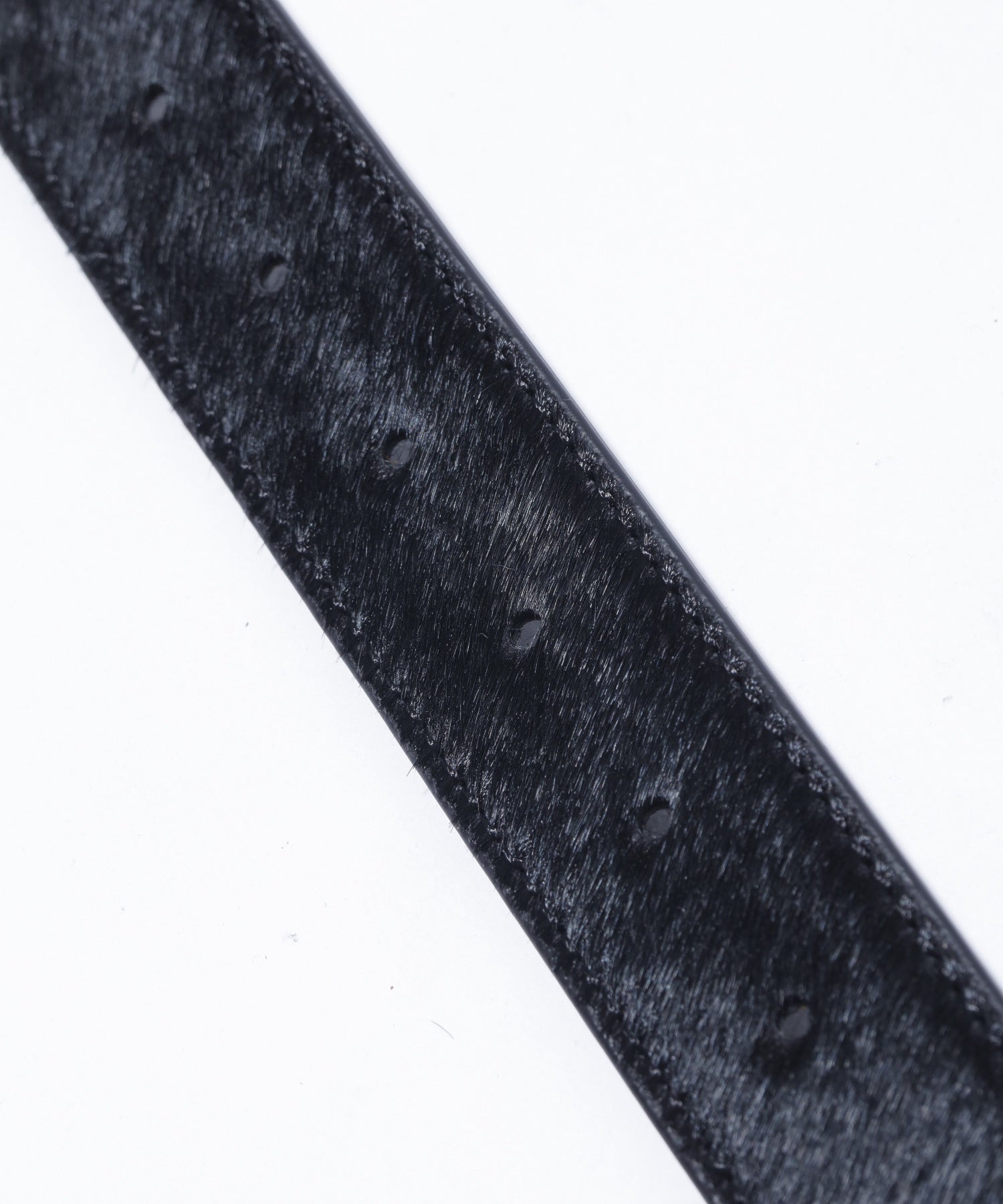COW FUR COATED BELT