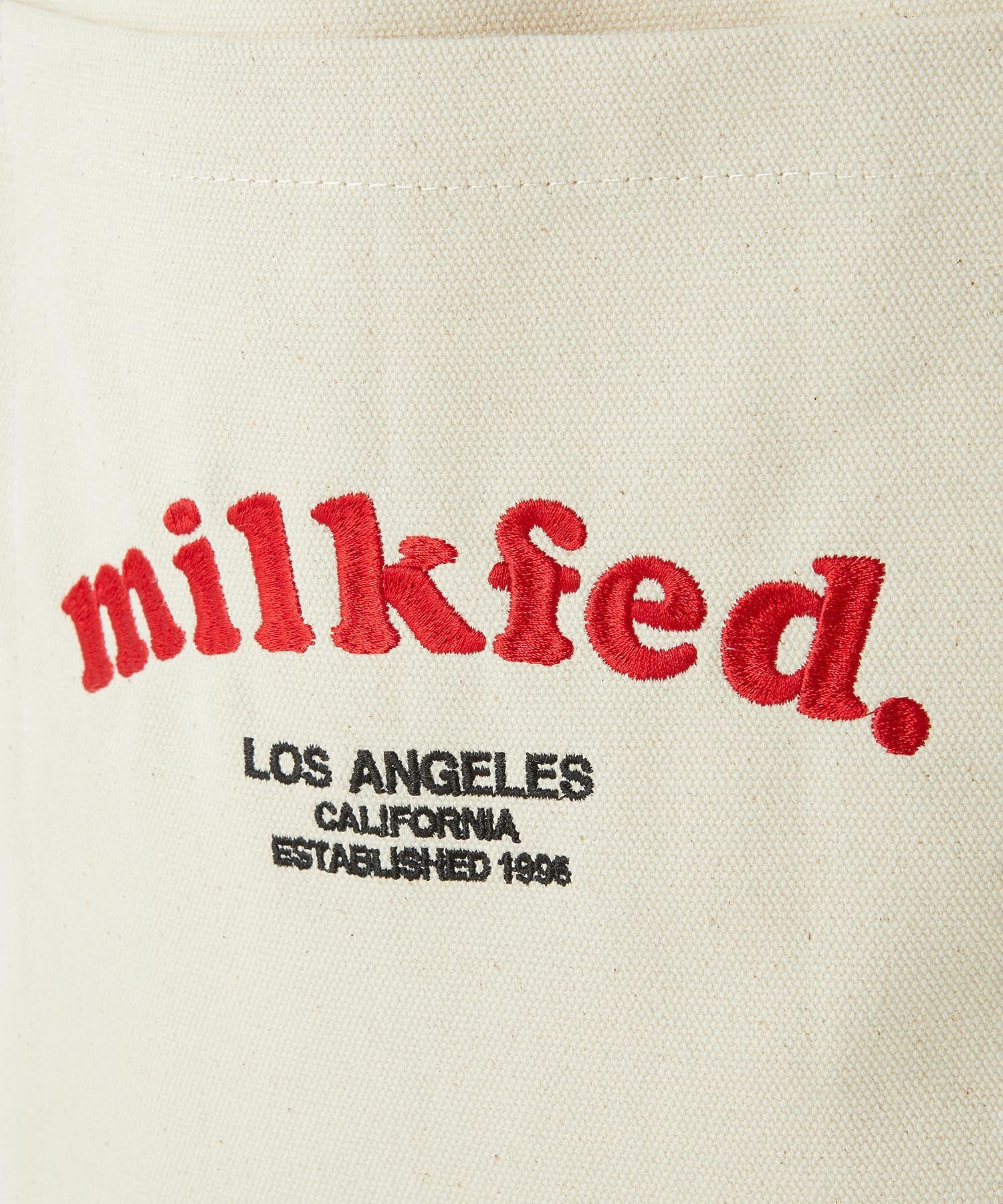 MILKFED. × PEANUTS / PEANUTS GANG BIG CANVAS TOTE
