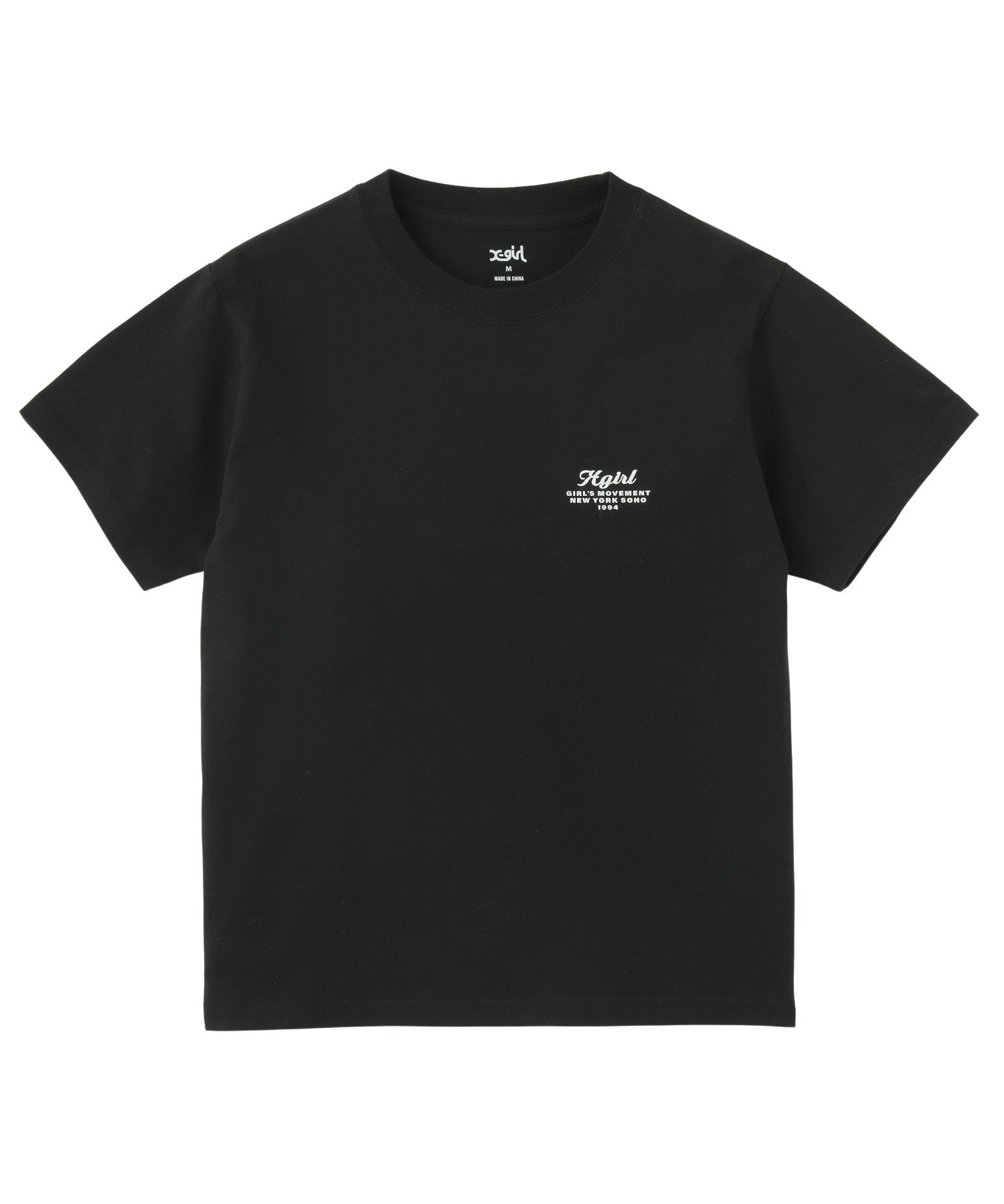 SAFETY PIN AND HEART LOGO S/S TEE