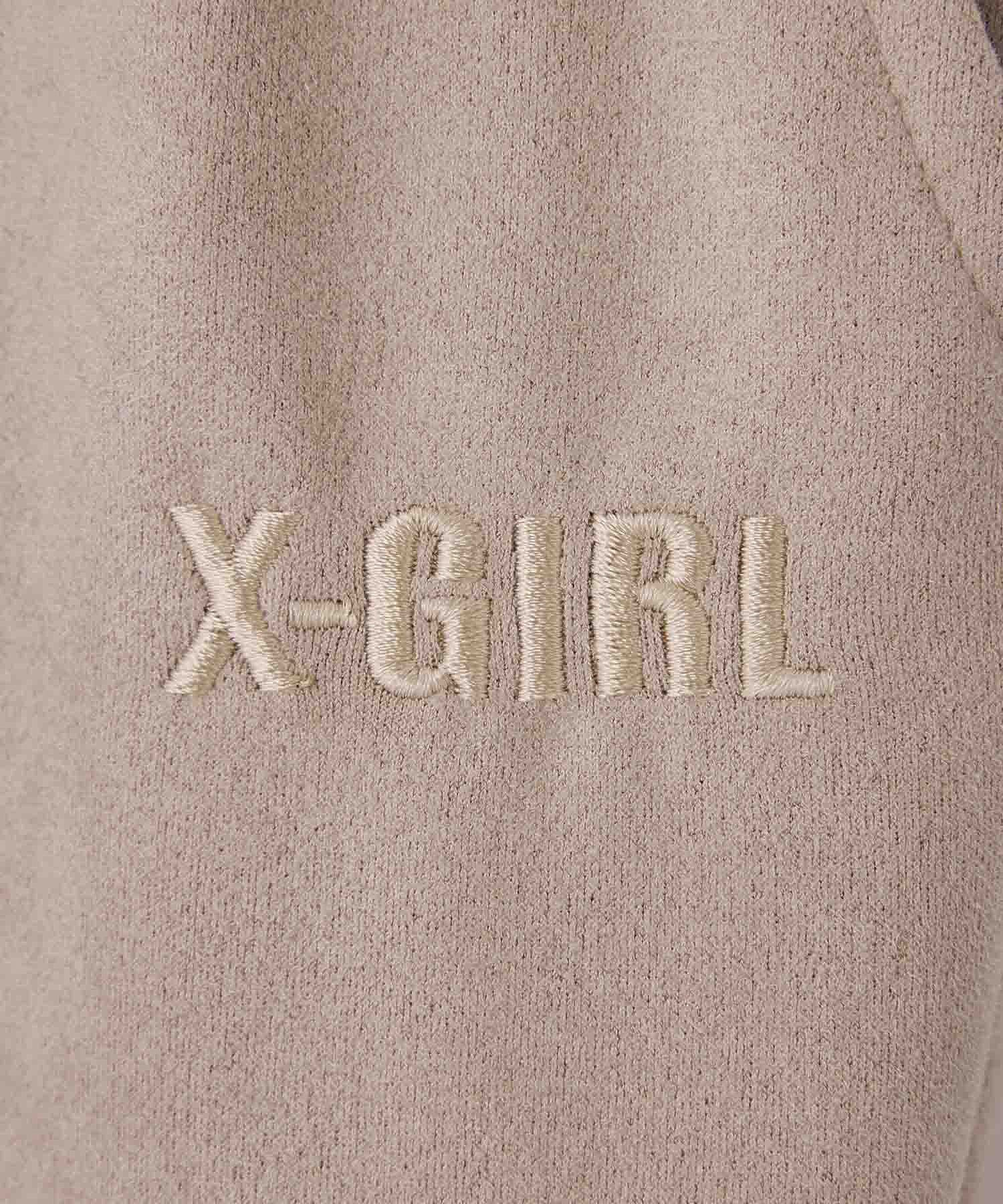 FAUX SUEDE FLARE PANTS X-girl