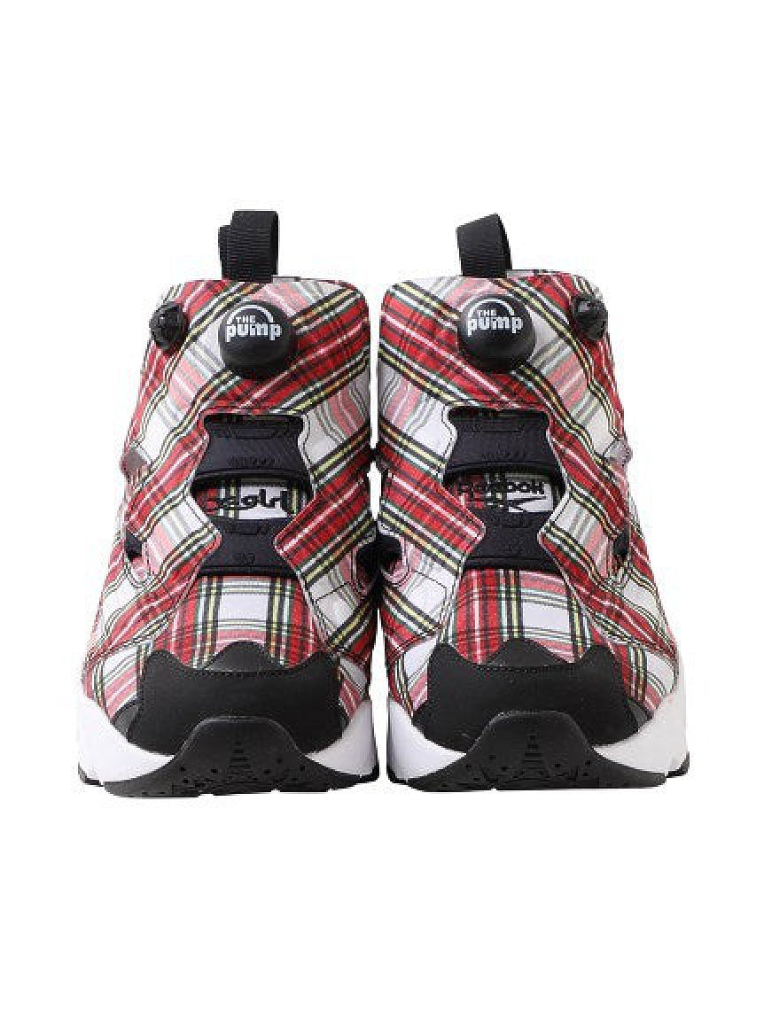 X-girlとReebokが約5年ぶりのコラボ！タータンチェック柄のインスタポンプ フューリーやアパレルなど発売 | Emo!miu｜エモミュー