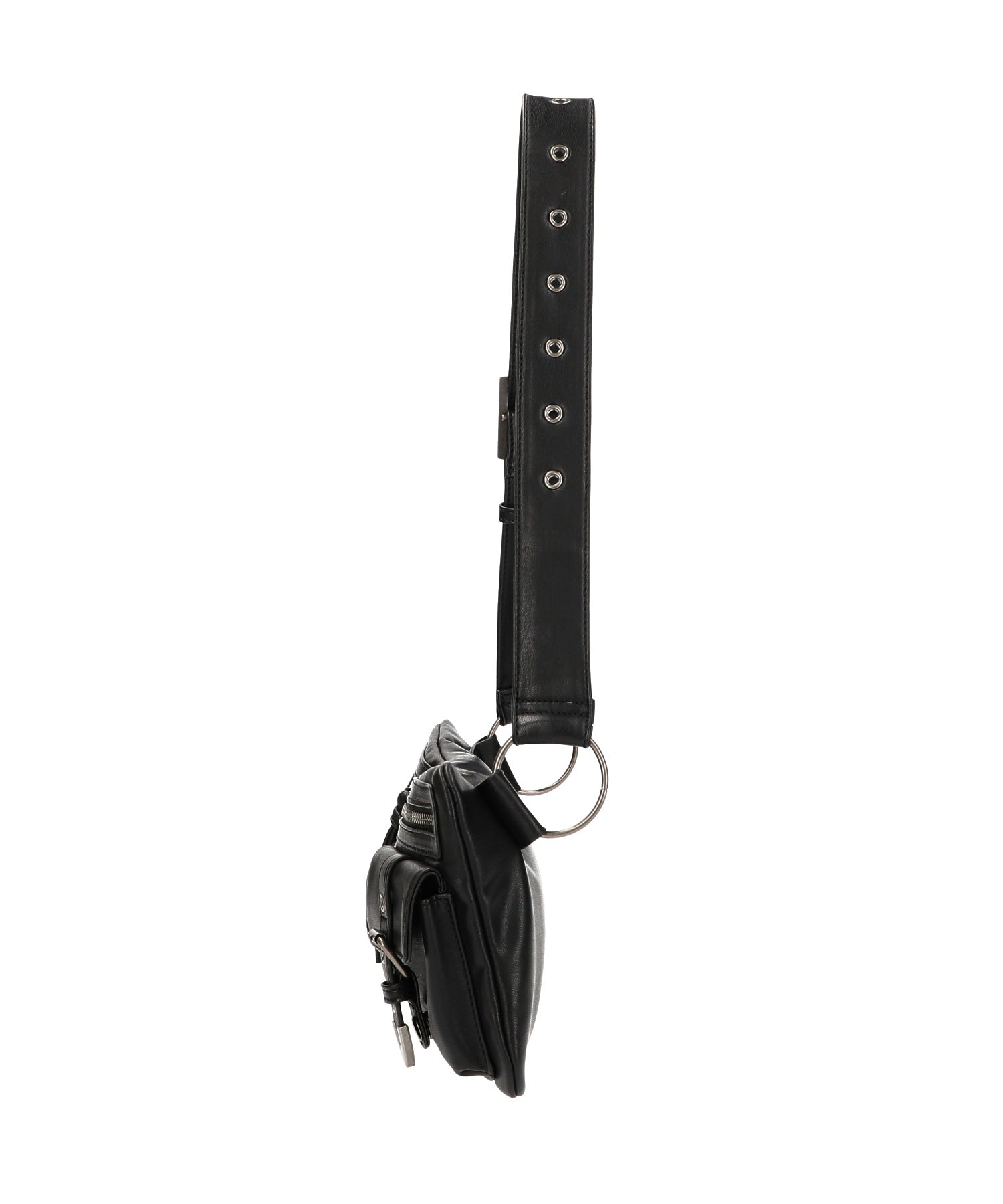 FAUX LEATHER 2WAY BELT BAG