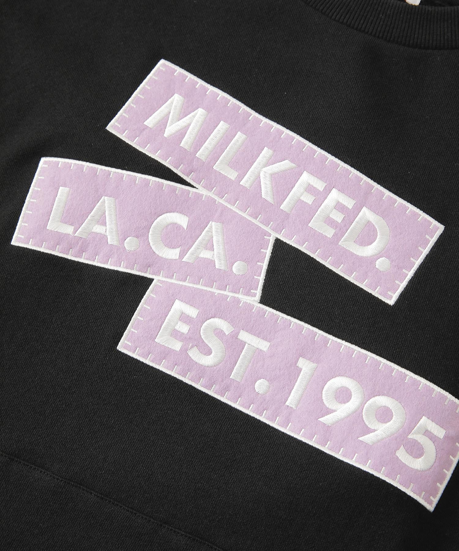 LINE SLEEVE SWEAT TOP MILKFED.