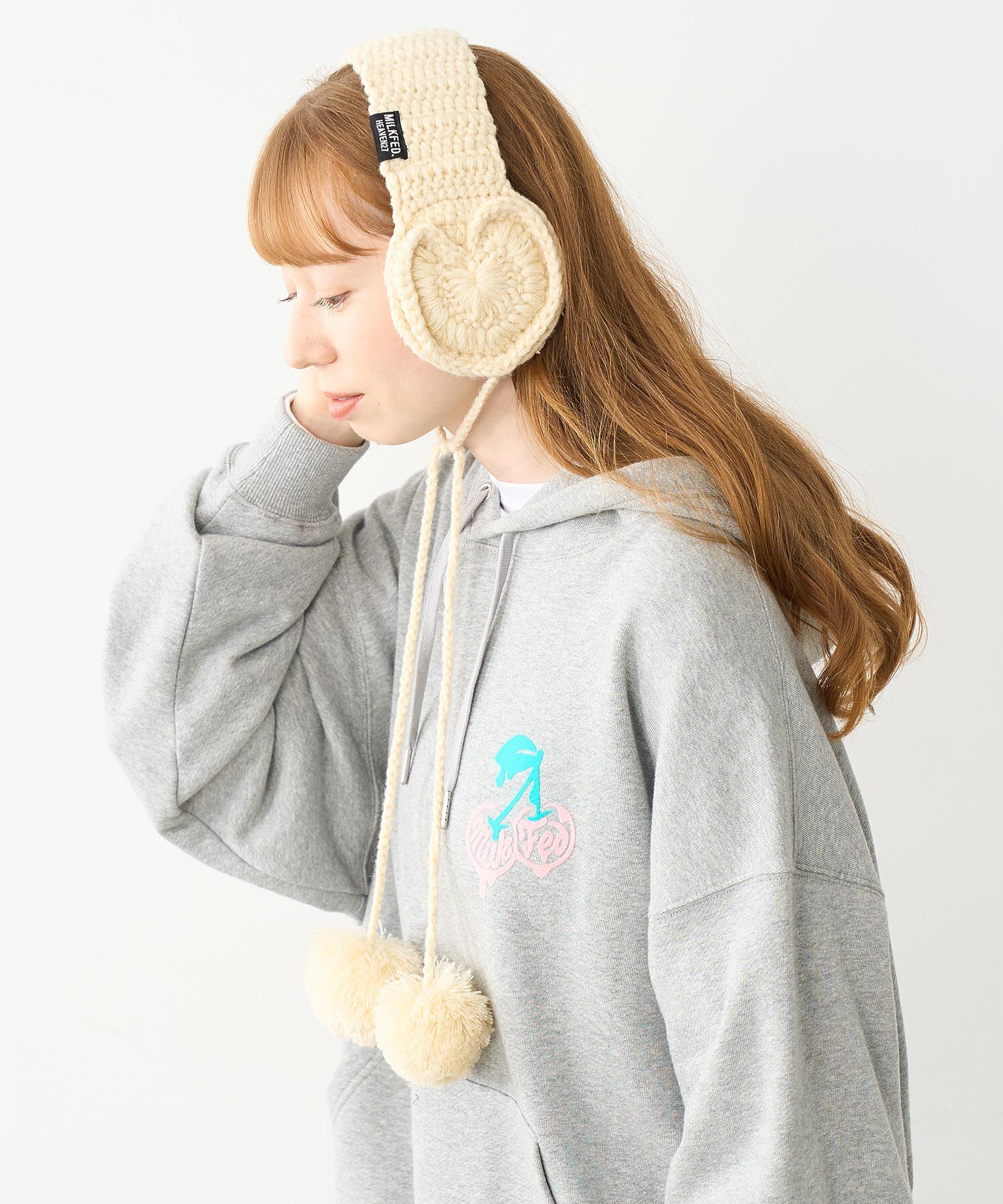 HEART KNIT EARMUFFS