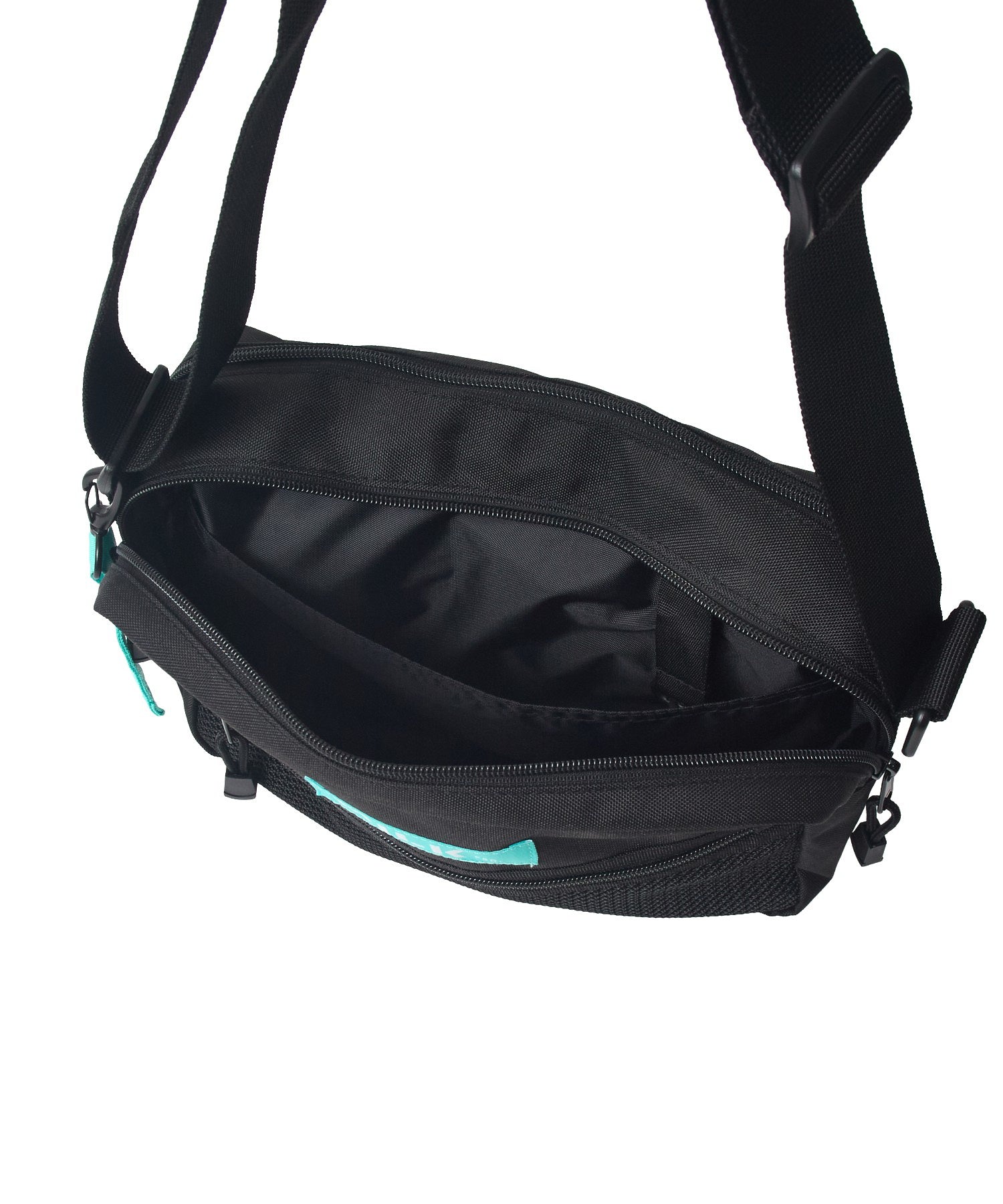 SHOULDER WIDE BAG MESH POCKET LtGREEN