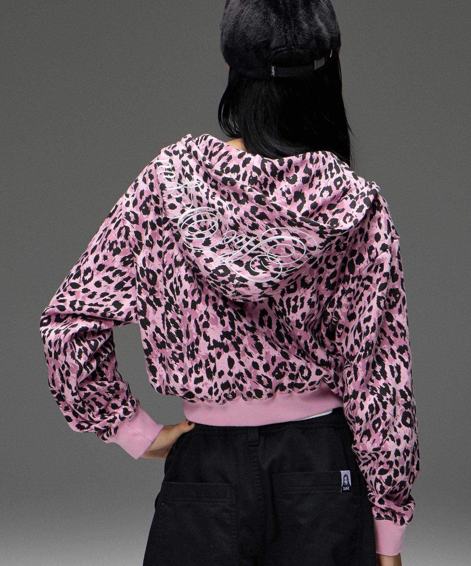 ALL OVER PRINT COMPACT ZIP UP SWEAT HOODIE