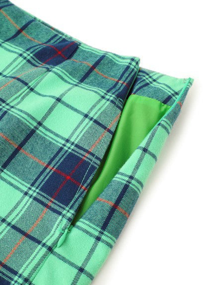 PLAID SKIRT X-girl