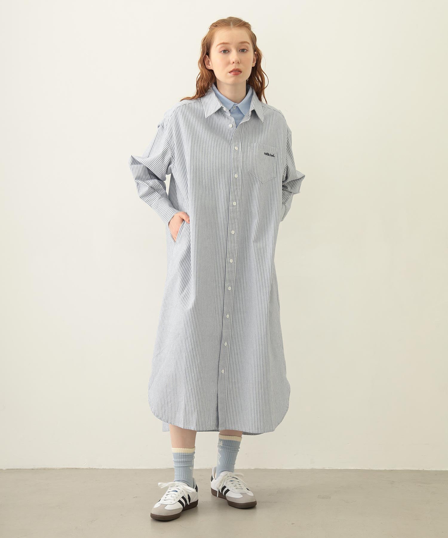 LAYERED SHIRTS DRESS