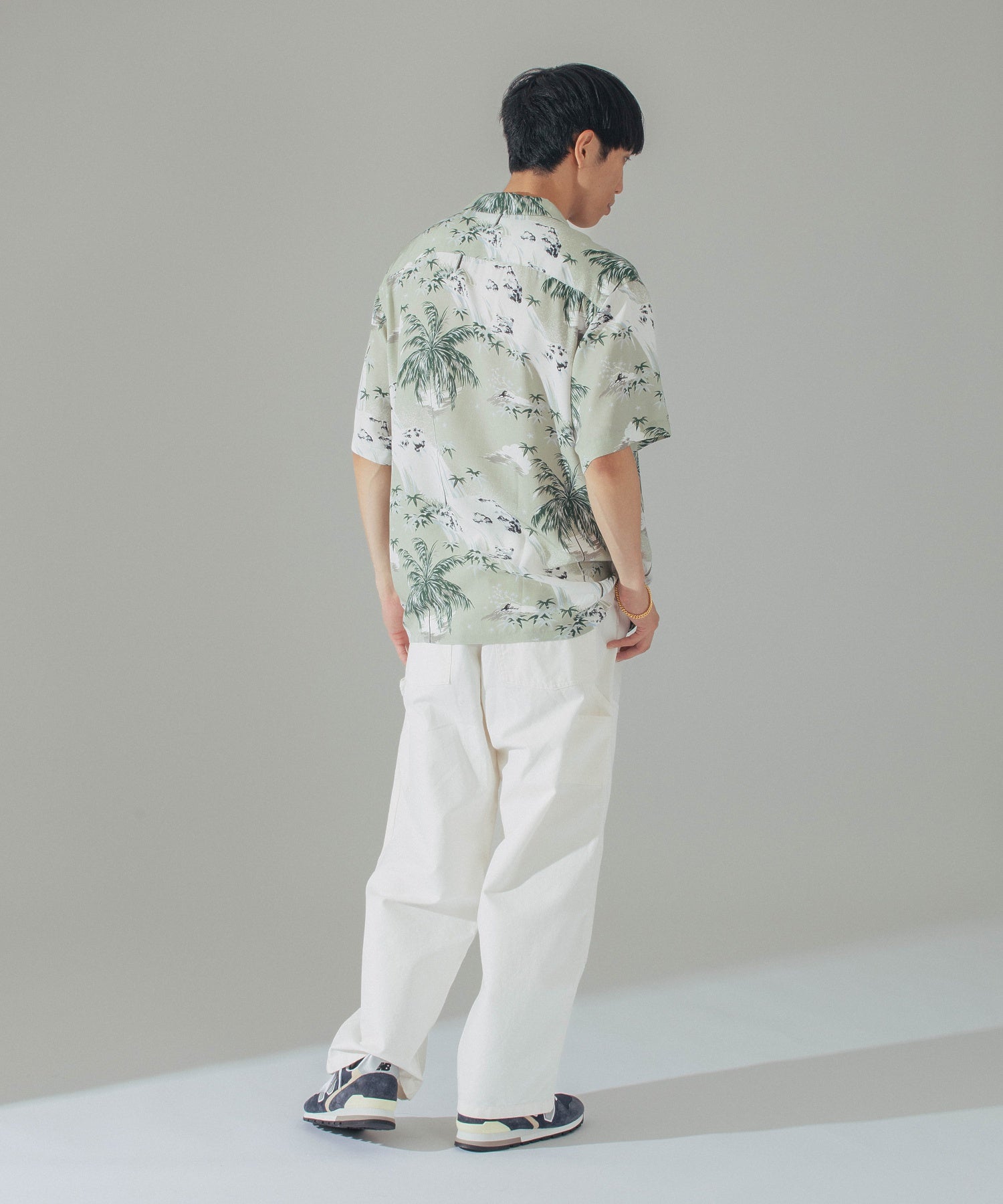 BEDWIN/ベドウィン/S/S ORG ALOHA SHIRT ROGERS/24SB1724