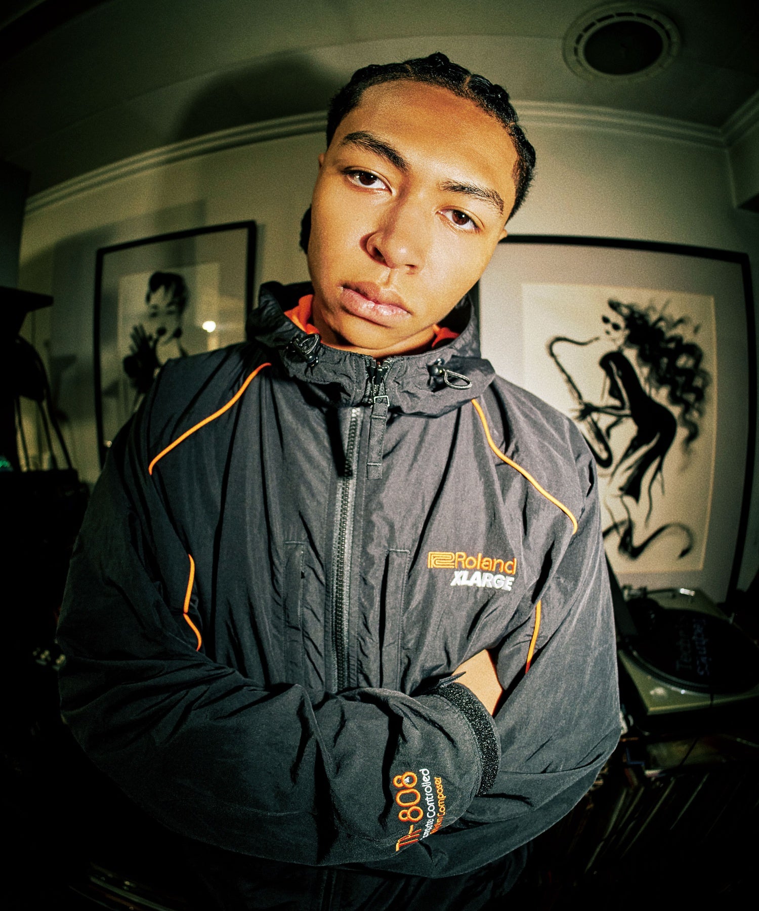 XLARGE×ROLAND PIPING HOODED JACKET