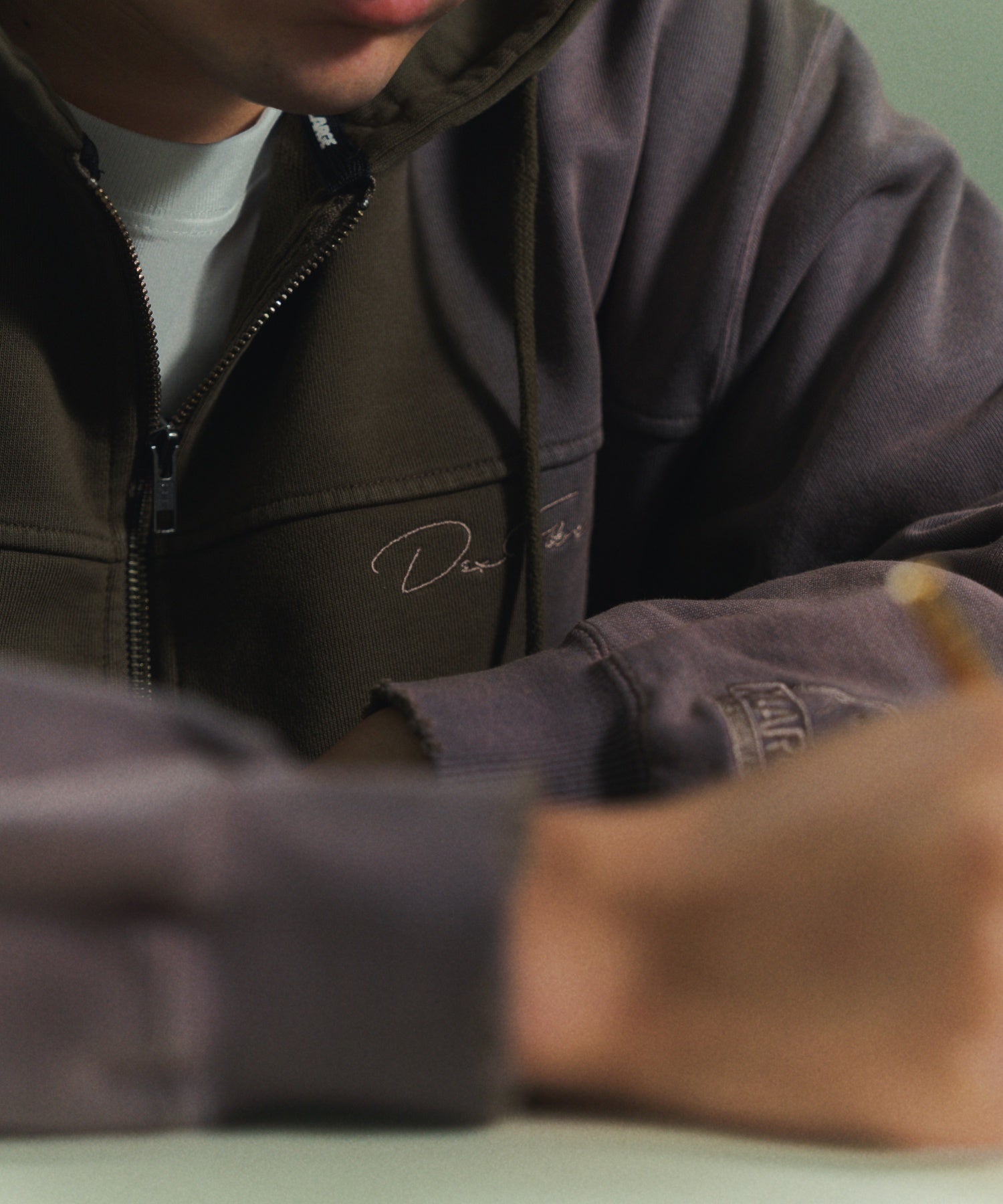 XLARGE×DexFilmz ZIP UP HOODED SWEATSHIRT