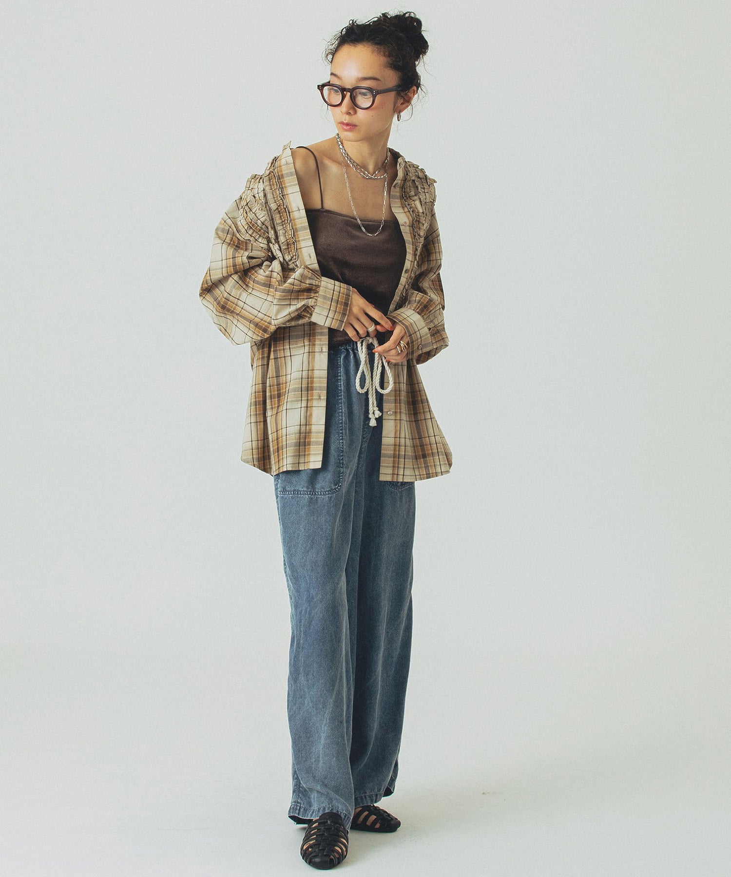 model:161cm 着用サイズ:ONE SIZE