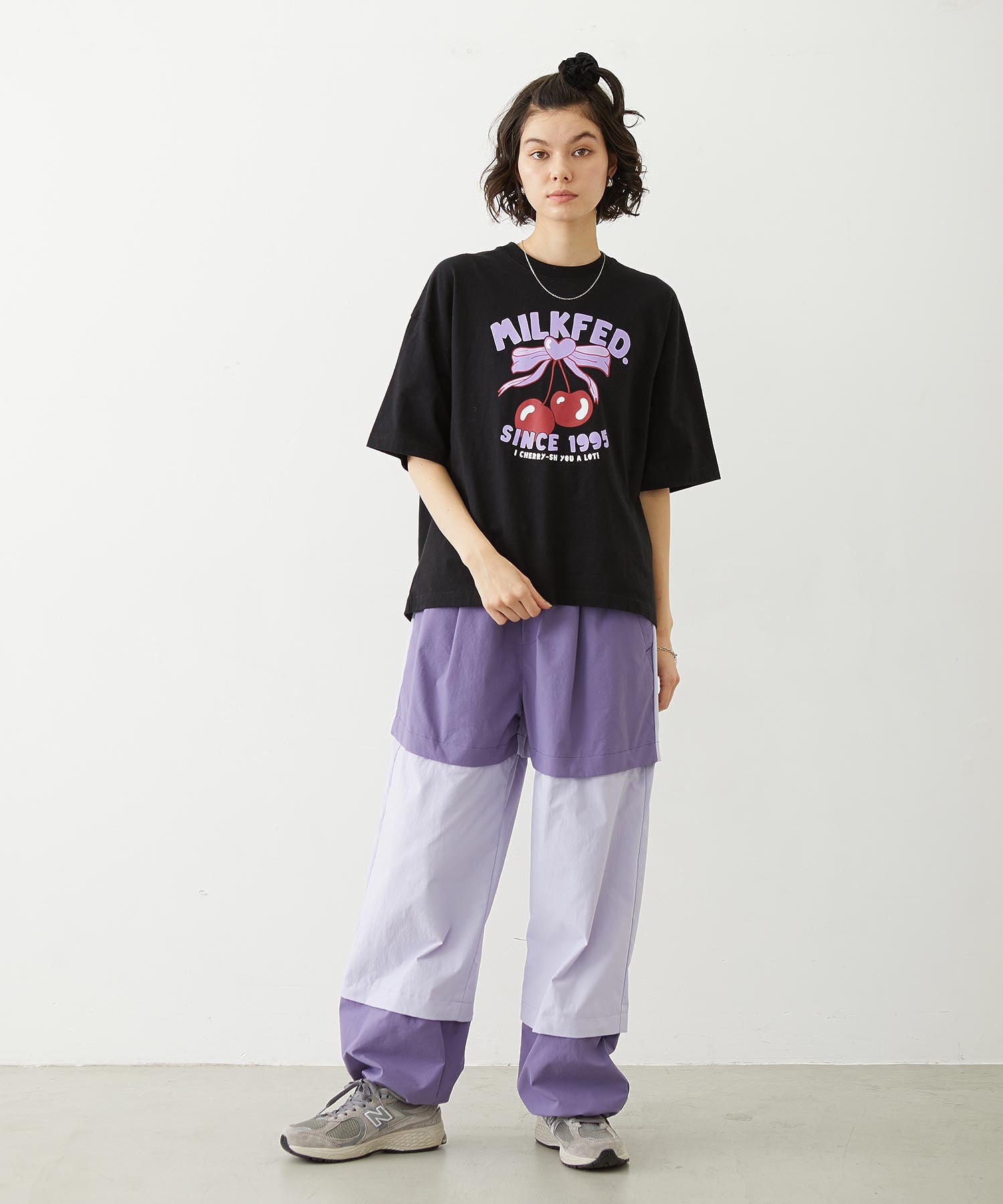 CHERRY RIBBON WIDE S/S TEE