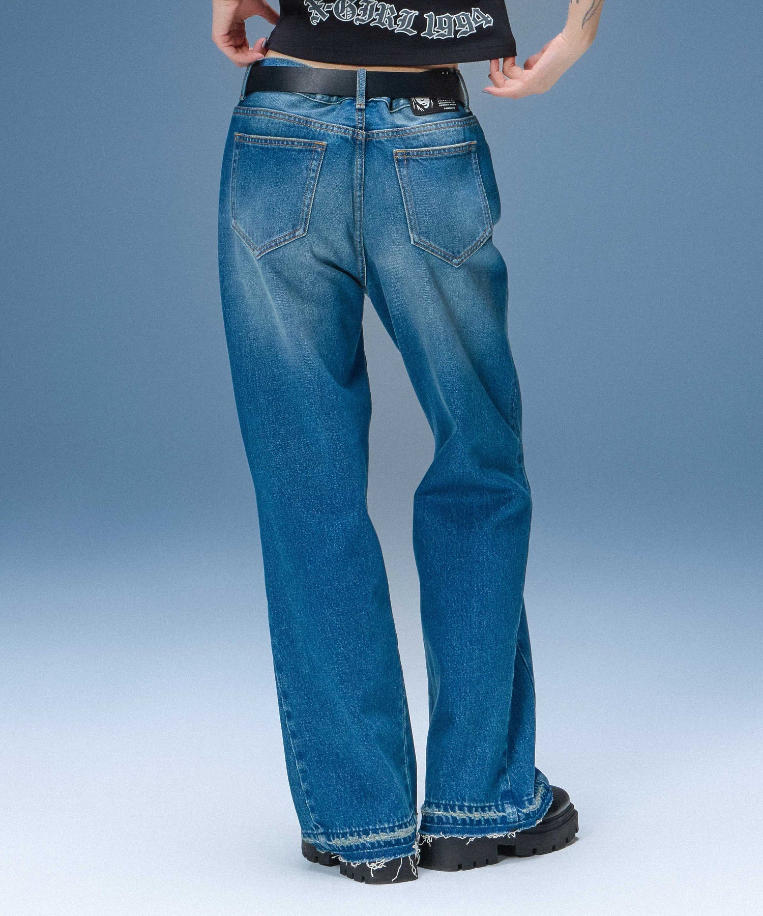 RELAX FIT DENIM PANTS