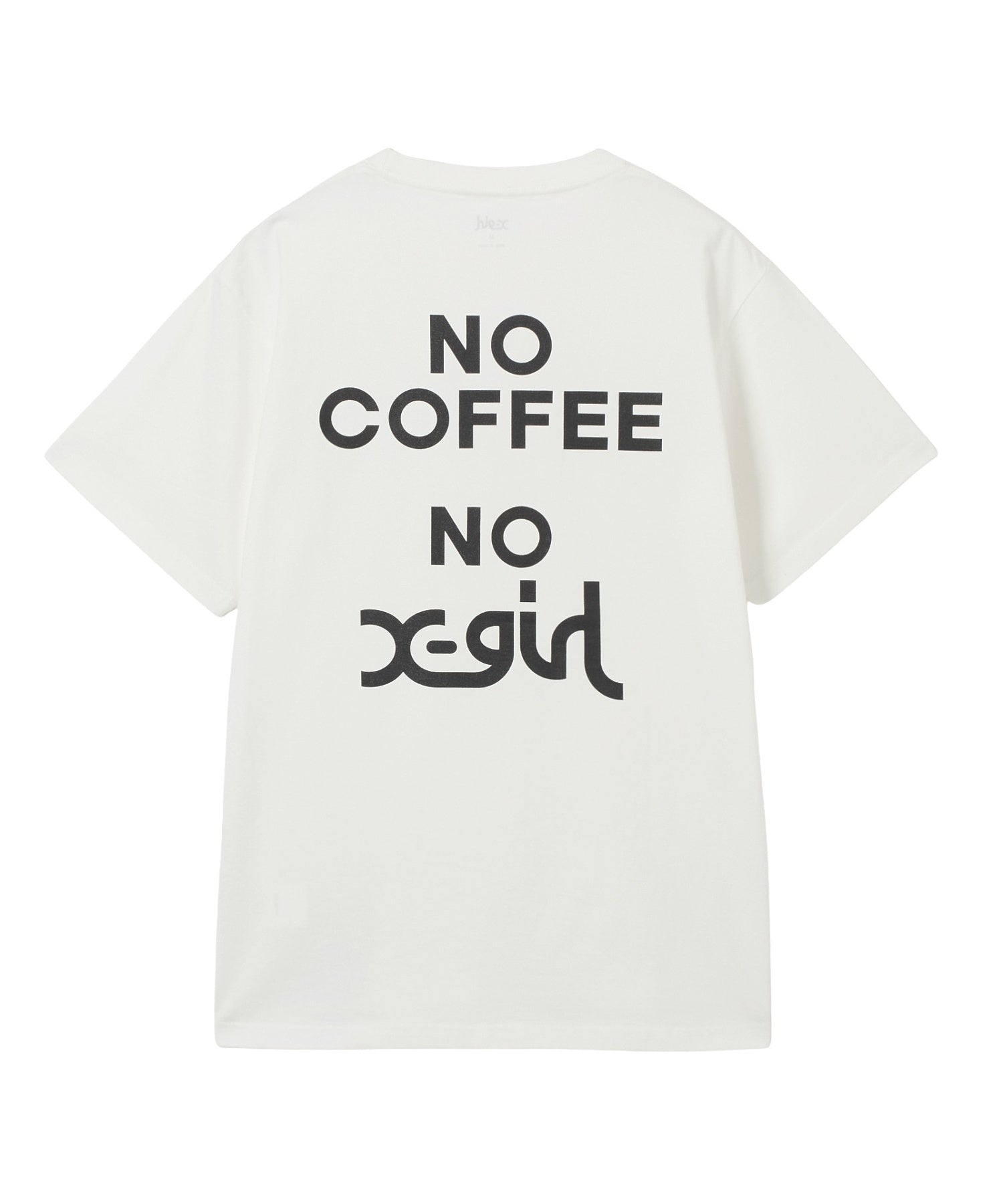 X-girl x NO COFFEE S/S TEE