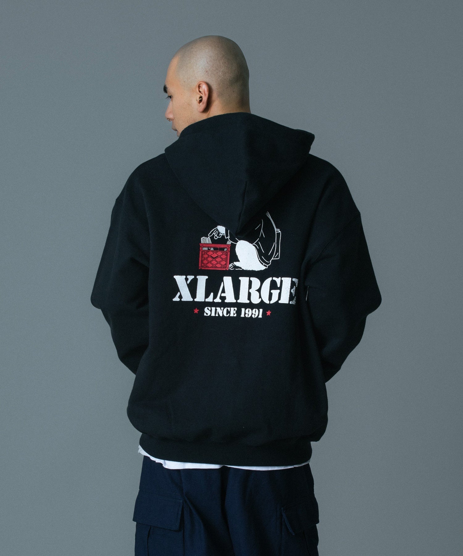 CRATE DIGGER ZIP HOODED SWEATSHIRT