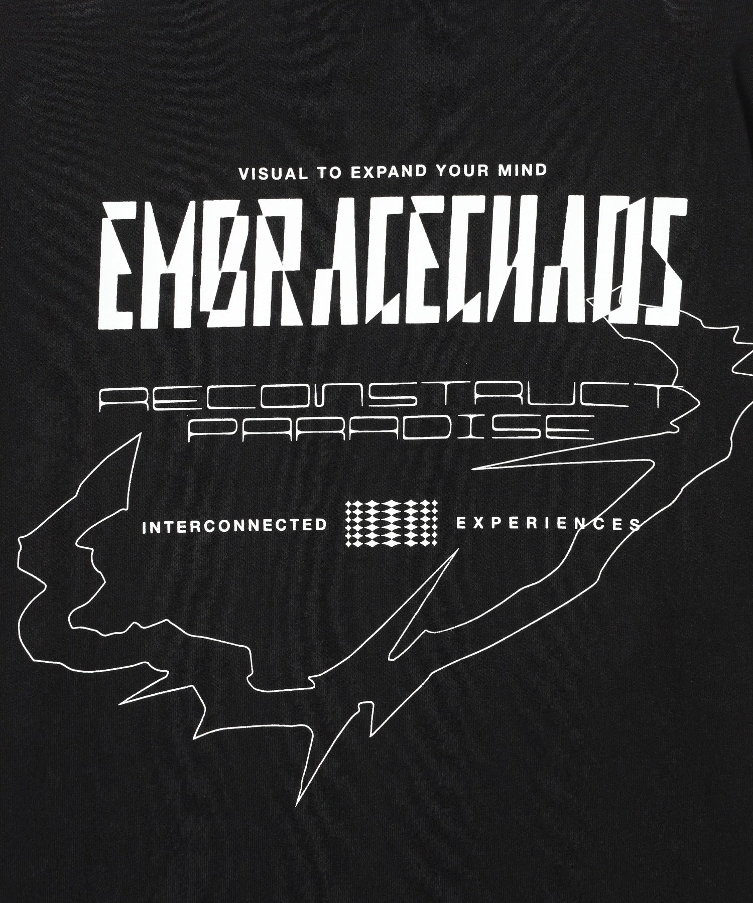 PARADISE YOUTH CLUB/パラダイスユースクラブ/EMBRACE CHAOS TEE/5380105