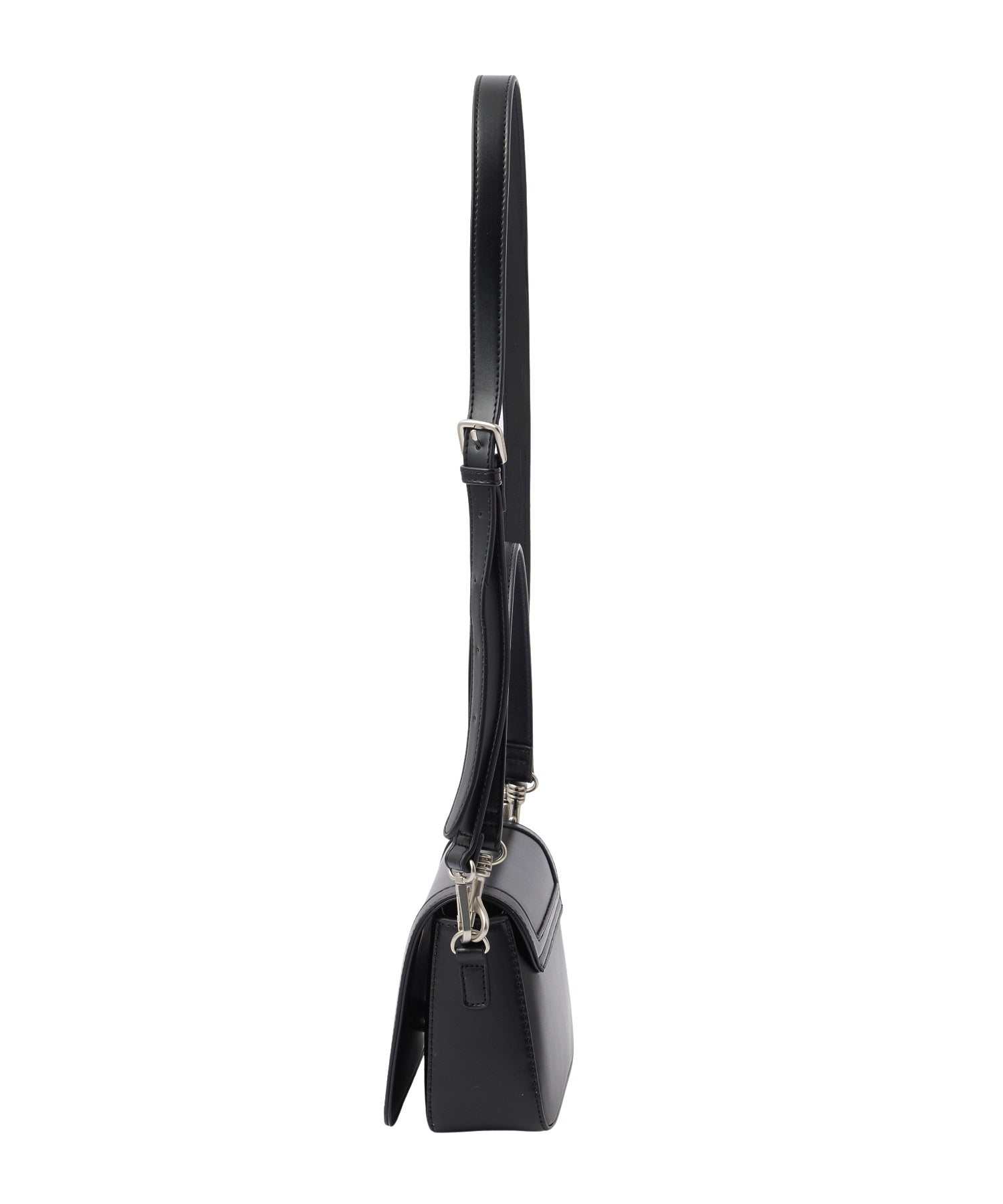 XG EMBLEM BUCKLE 2WAY FAUX LEATHER BAG