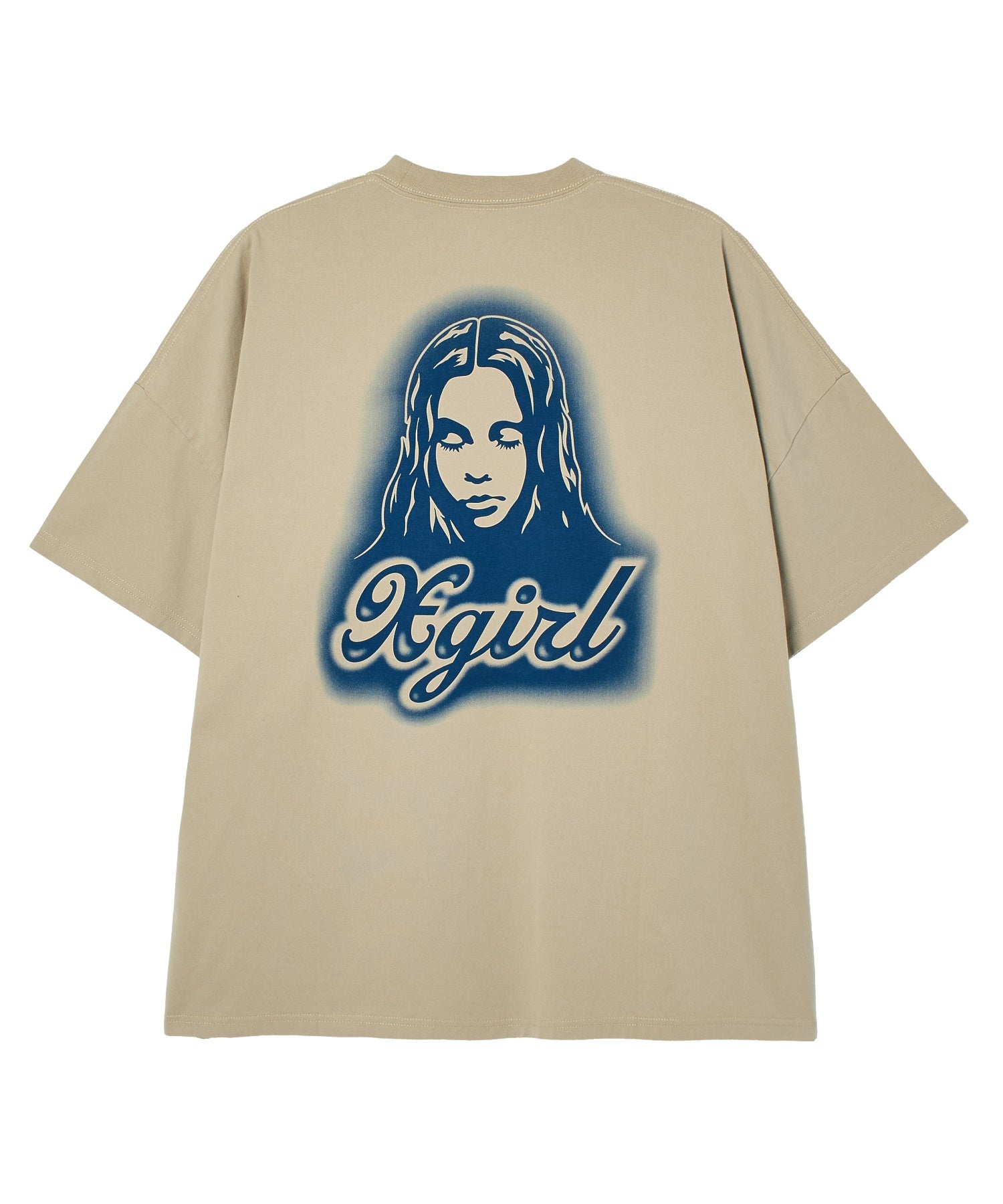 SPRAY FACE S/S BIG TEE DRESS