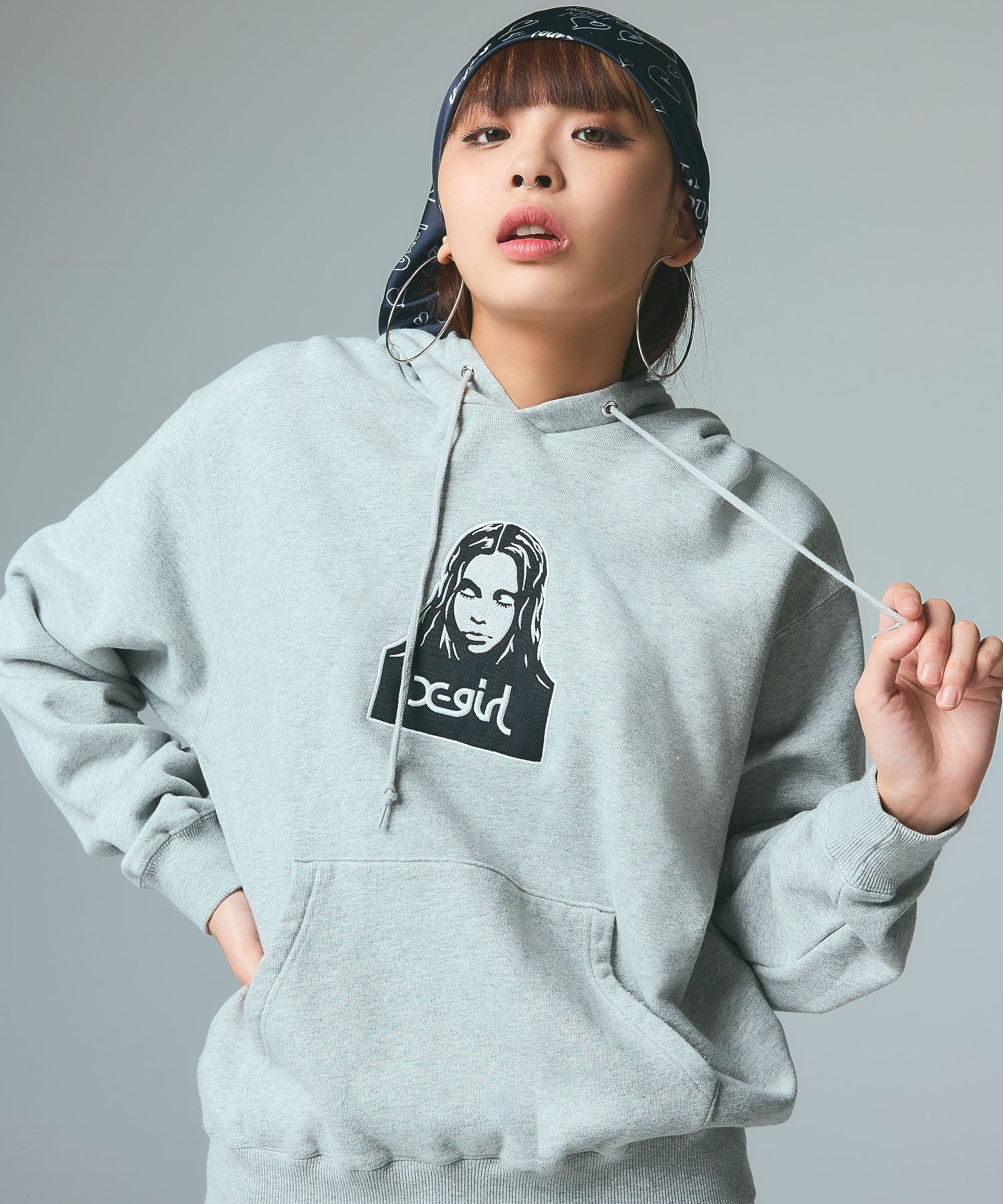 FACE PATCH SWEAT HOODIE