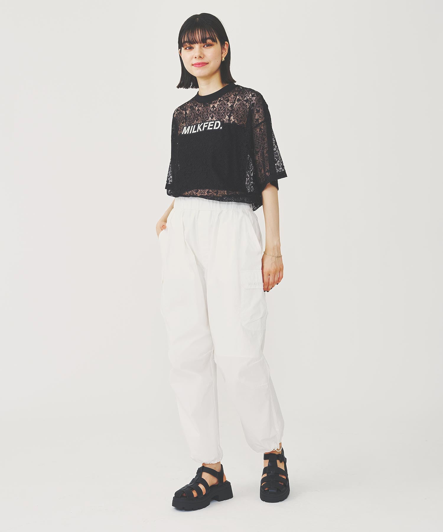 LACE S/S TOP