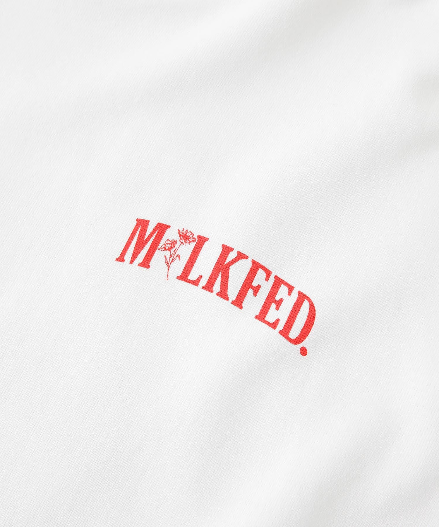 FLOWER LOGO SWEAT TOP MILKFED.