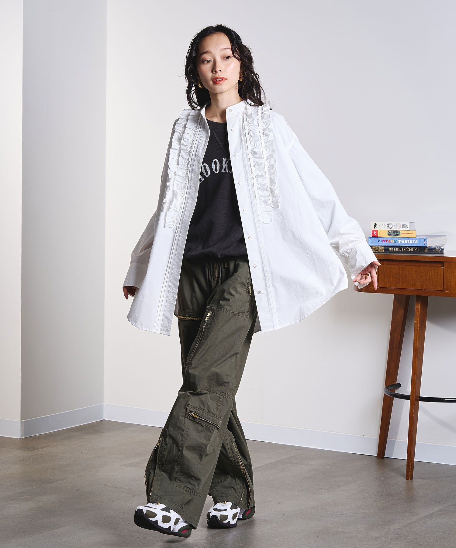 model:161cm 着用サイズ:ONE SIZE