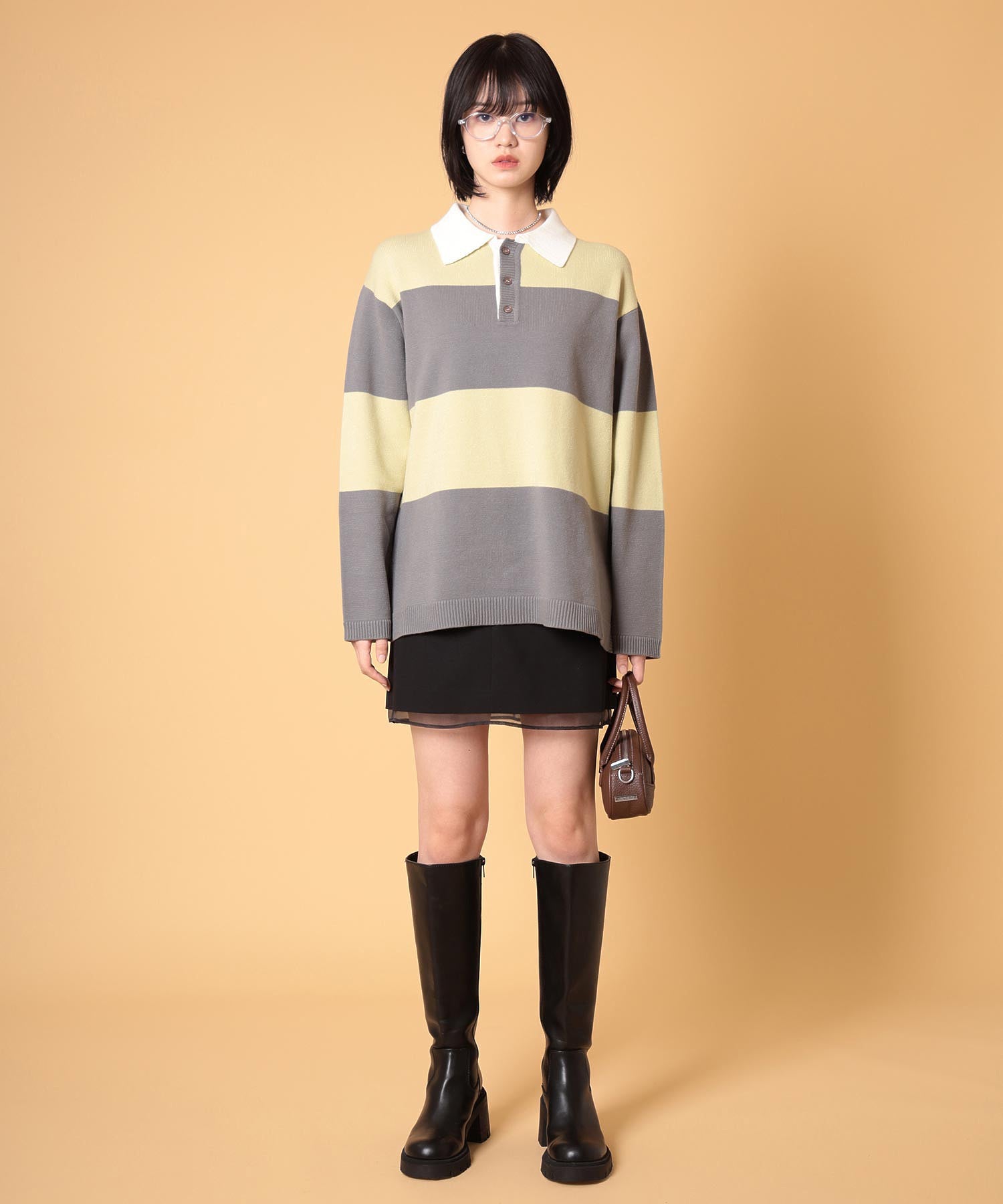 ラガーニットプルオーバー