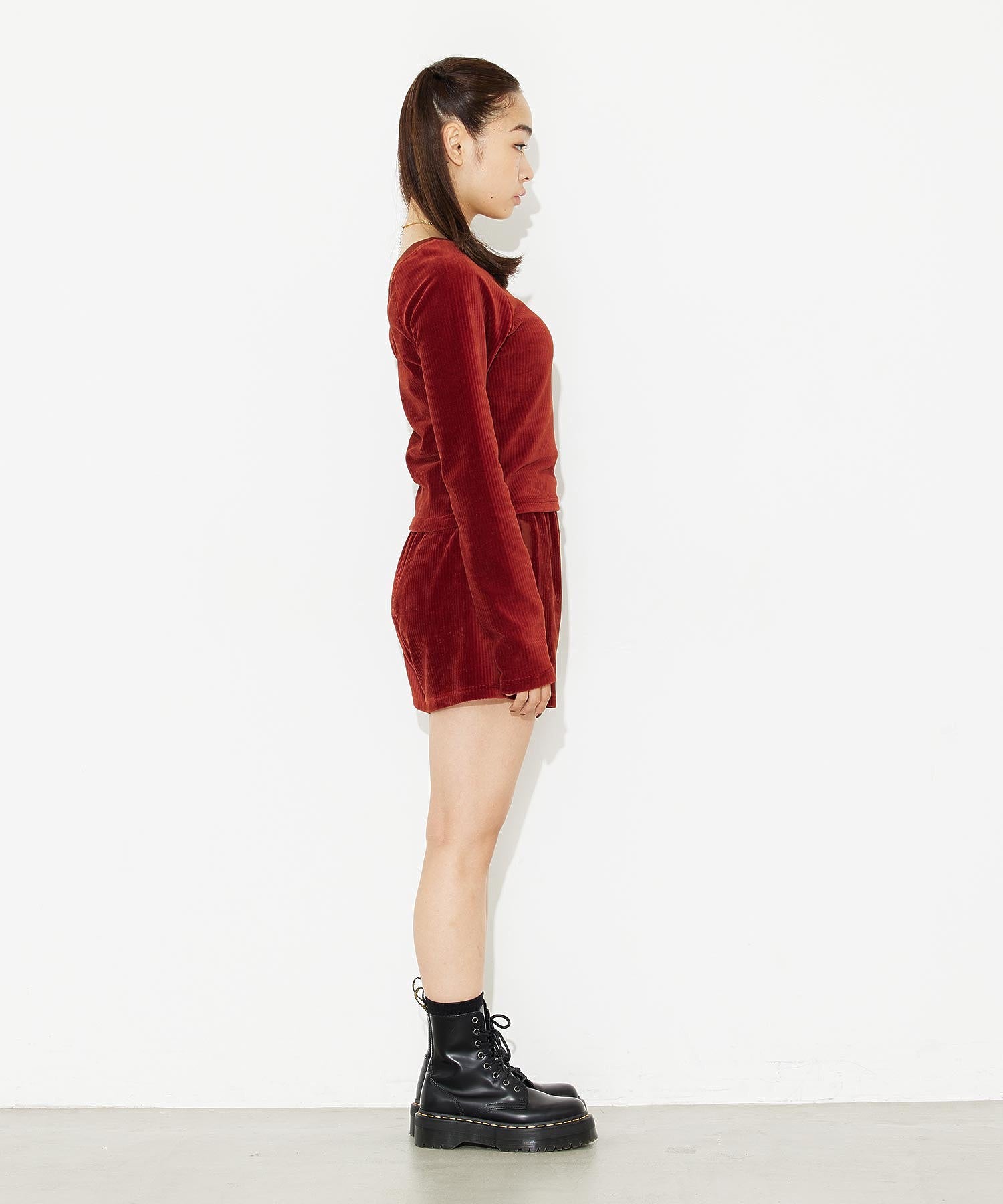 model:富樫かなえ H:161cm 着用サイズ:M