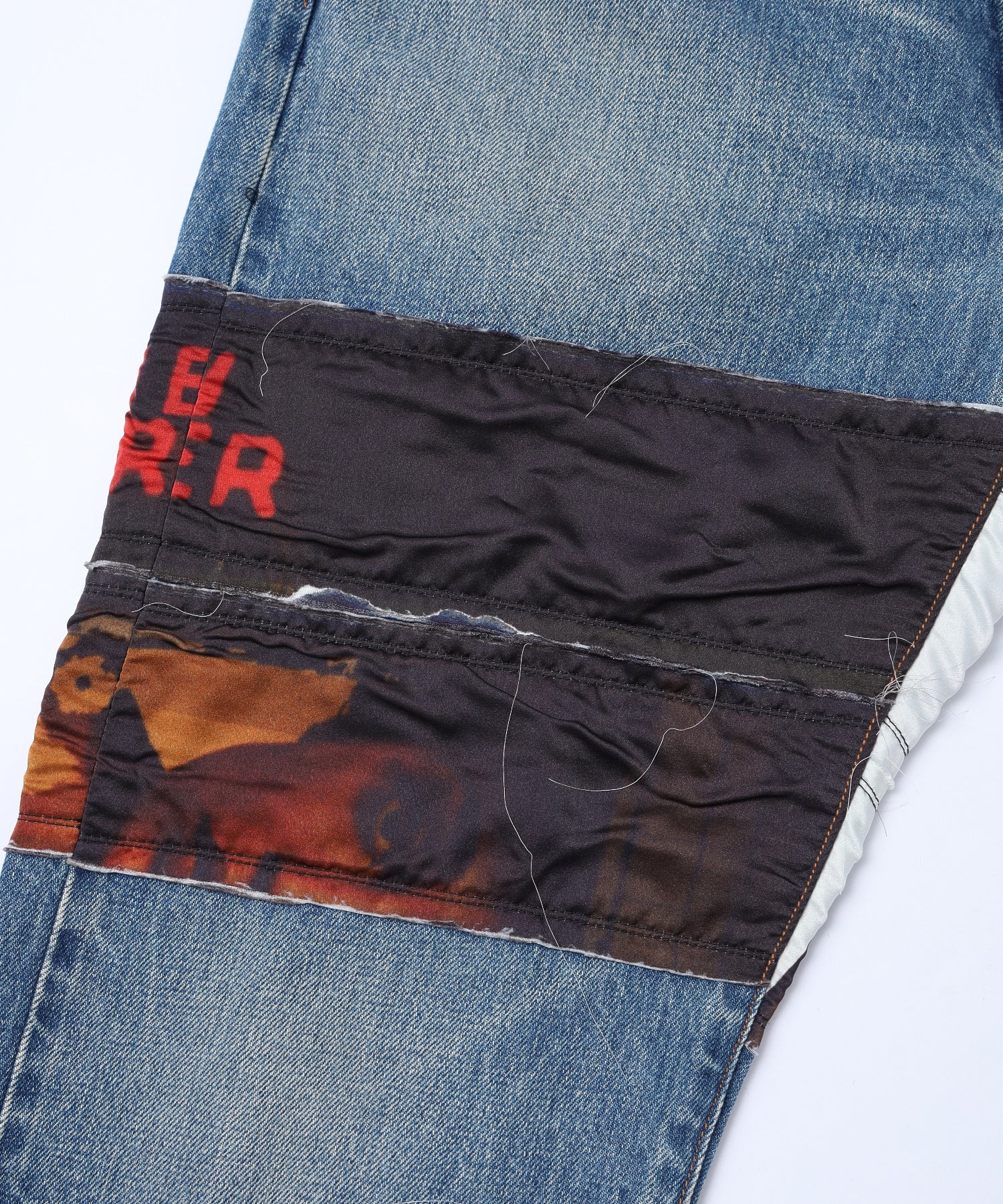 SEMOH/セモー/Test Print Denim Pants Lui Araki SA16-8-02