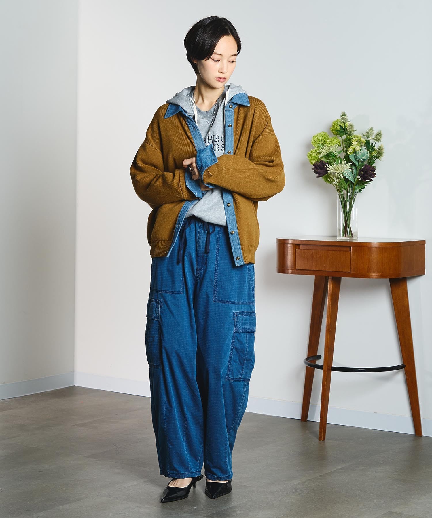 model:166cm 着用サイズS