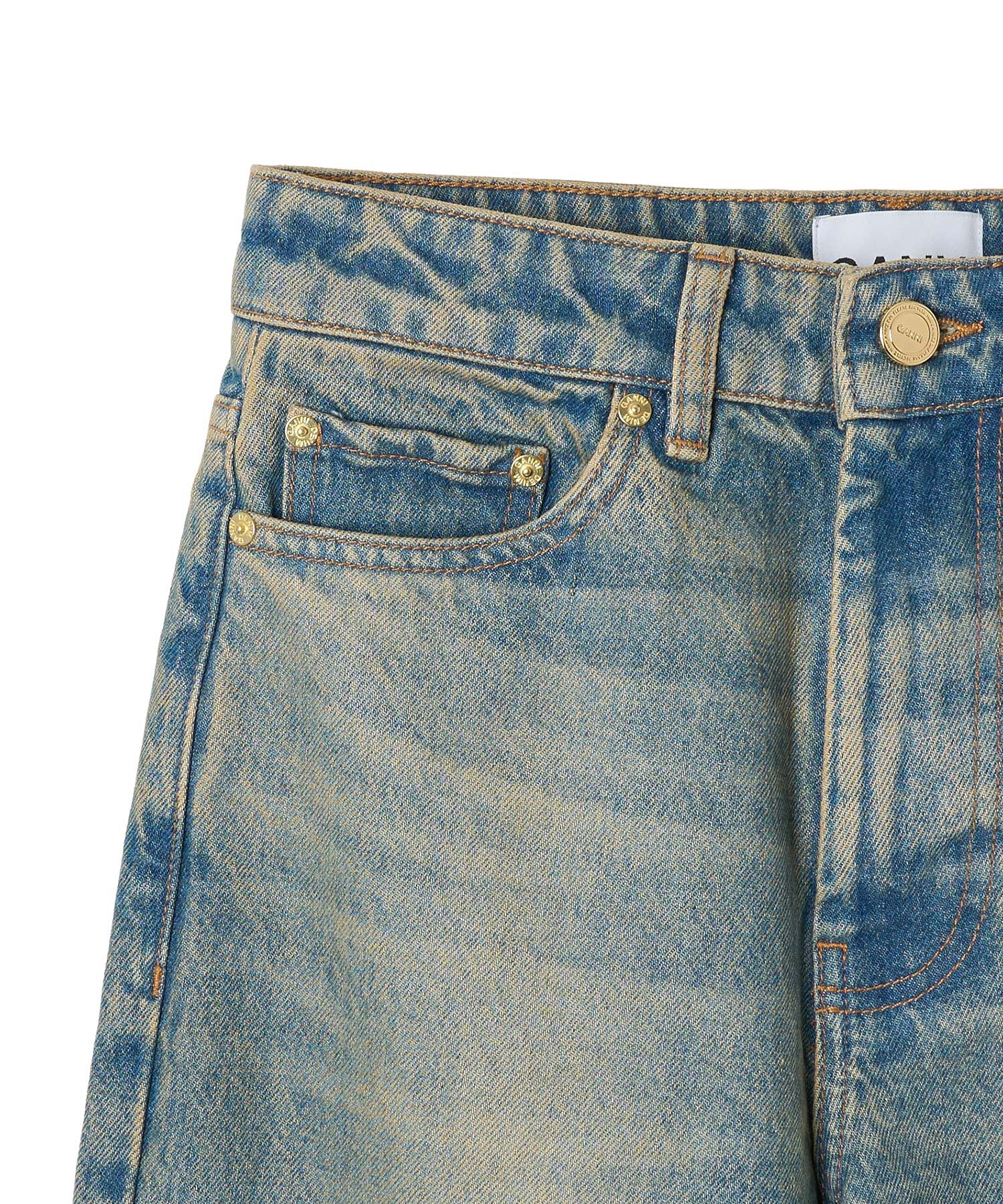 GANNI/ESSENTIALS TINT RIGID DENIM IZEY