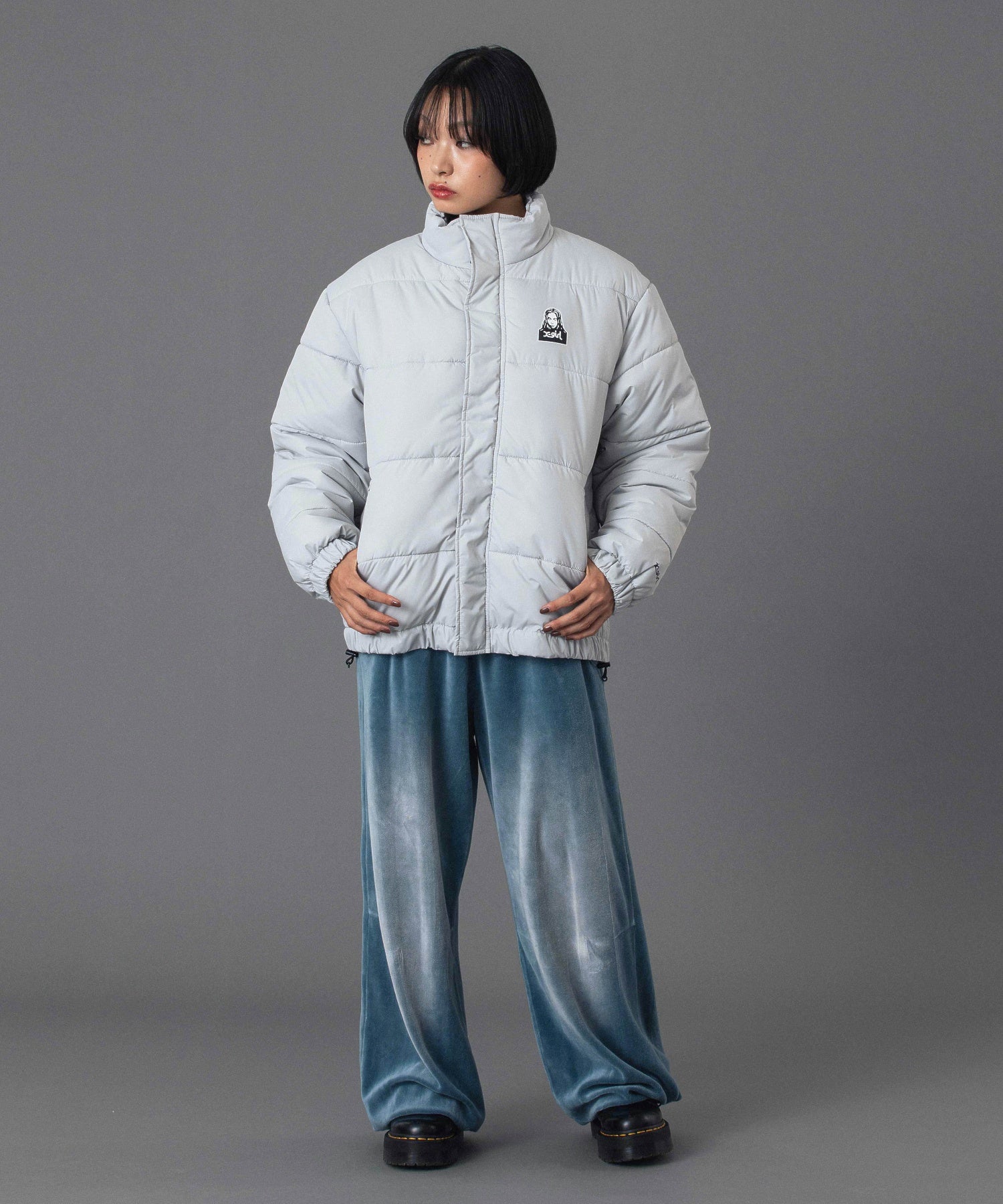 FADED VELOUR LOOSE FIT PANTS