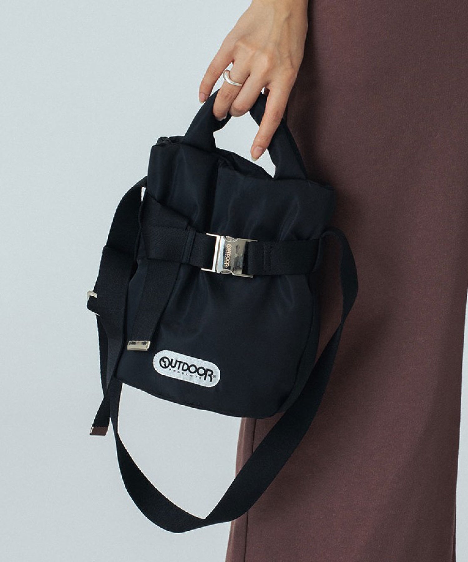 【ブラウンROSE BUD別注カラー】OUTDOOR PRODUCTS/2WAY BELT SHOULDER BAG