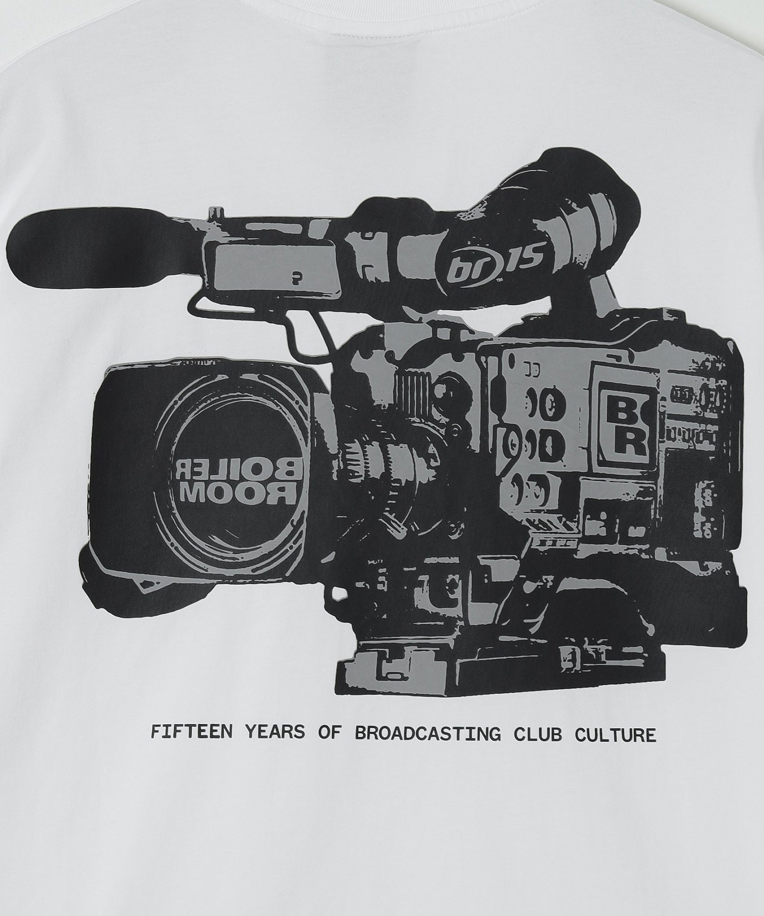 BOILER ROOM/ボイラールーム/15 YEARS CAMERA T-SHIRT AW25SS46WHT