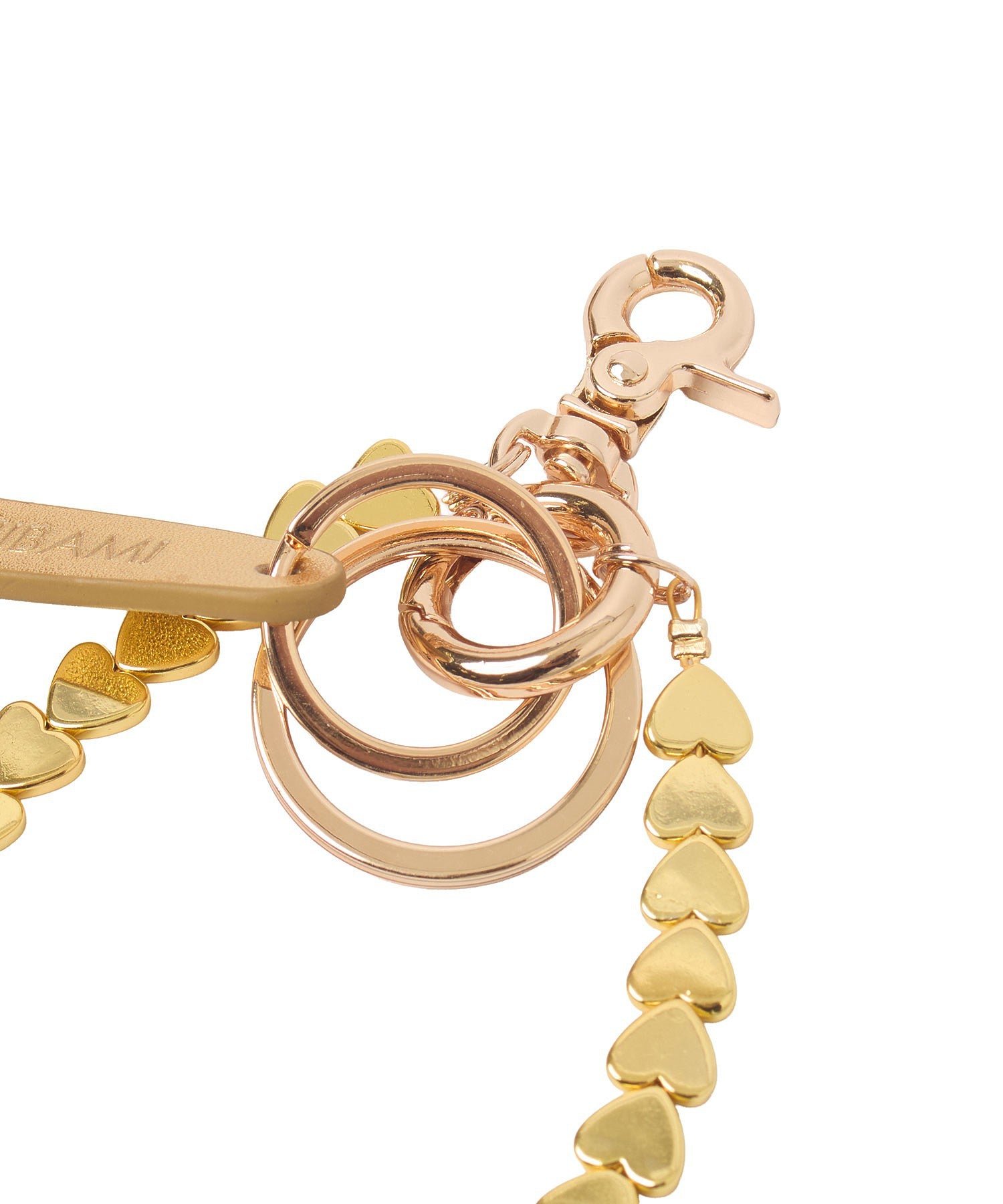 HASHIBAMI/HEMATITE HEART STRAP