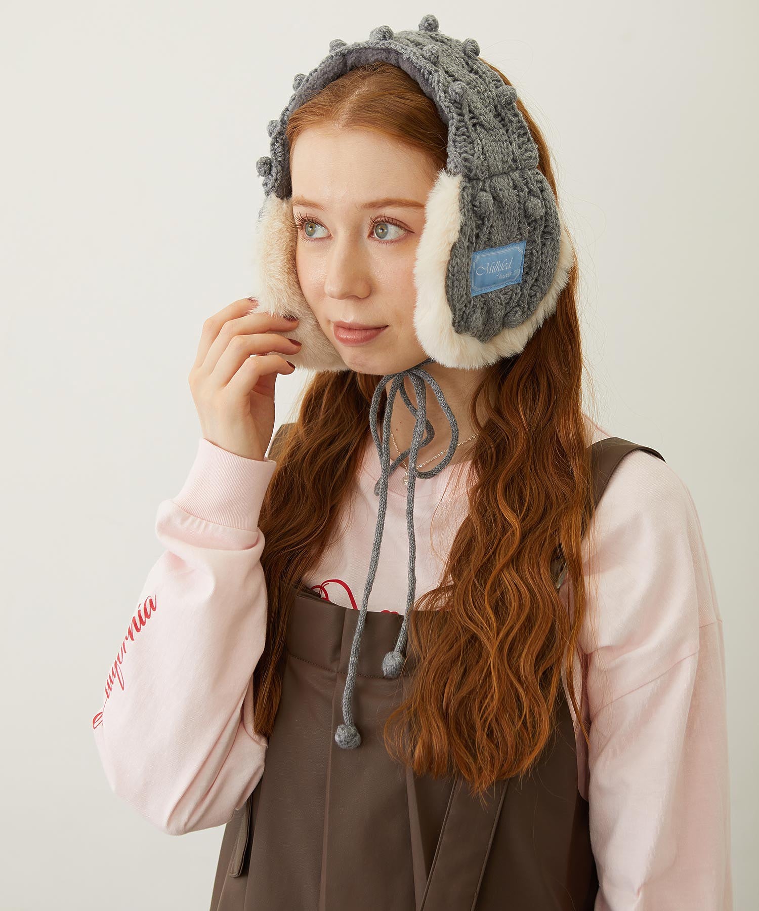 CABLE KNIT EARMUFFS