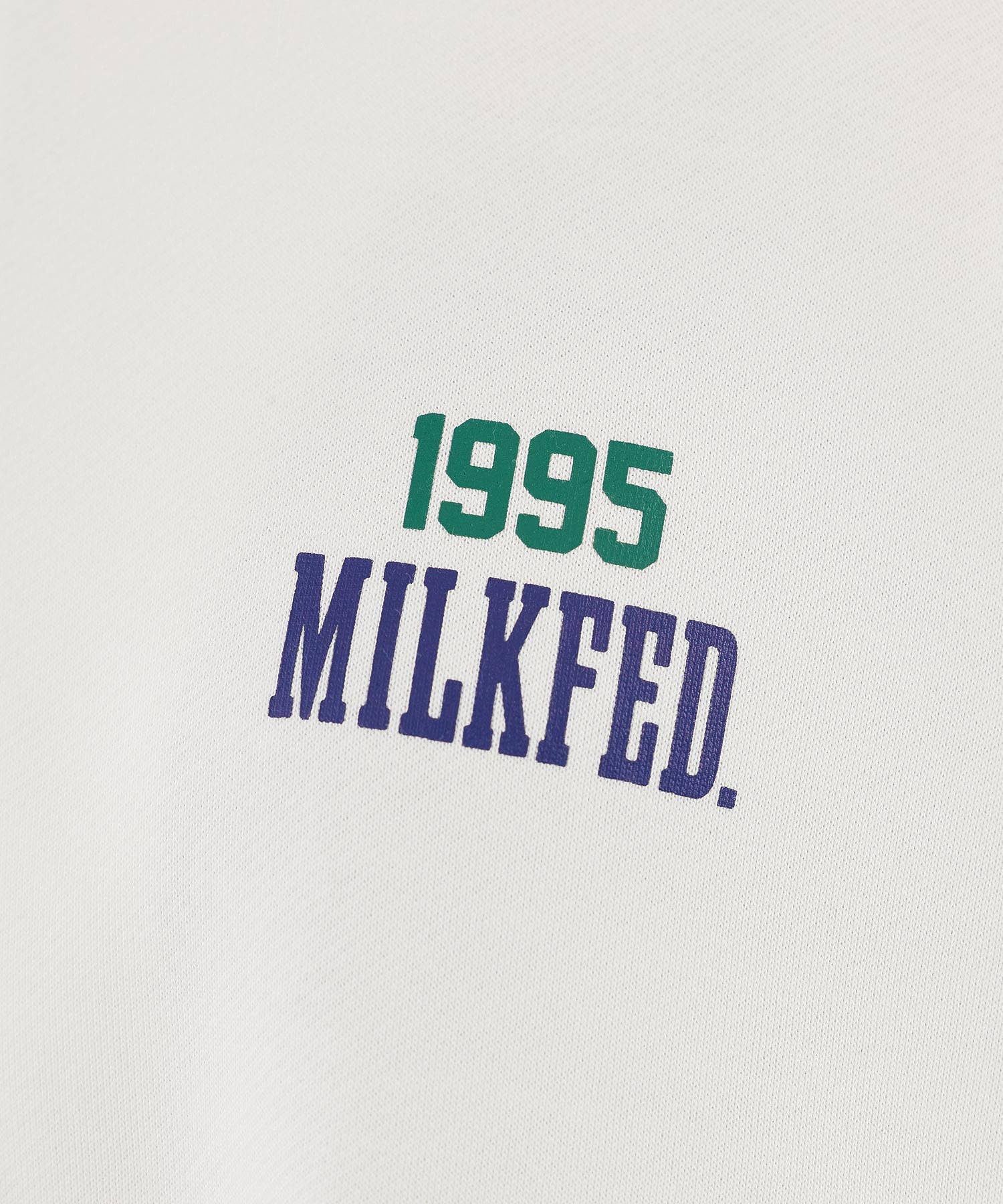 HALF ZIP SWEAT TOP MILKFED.