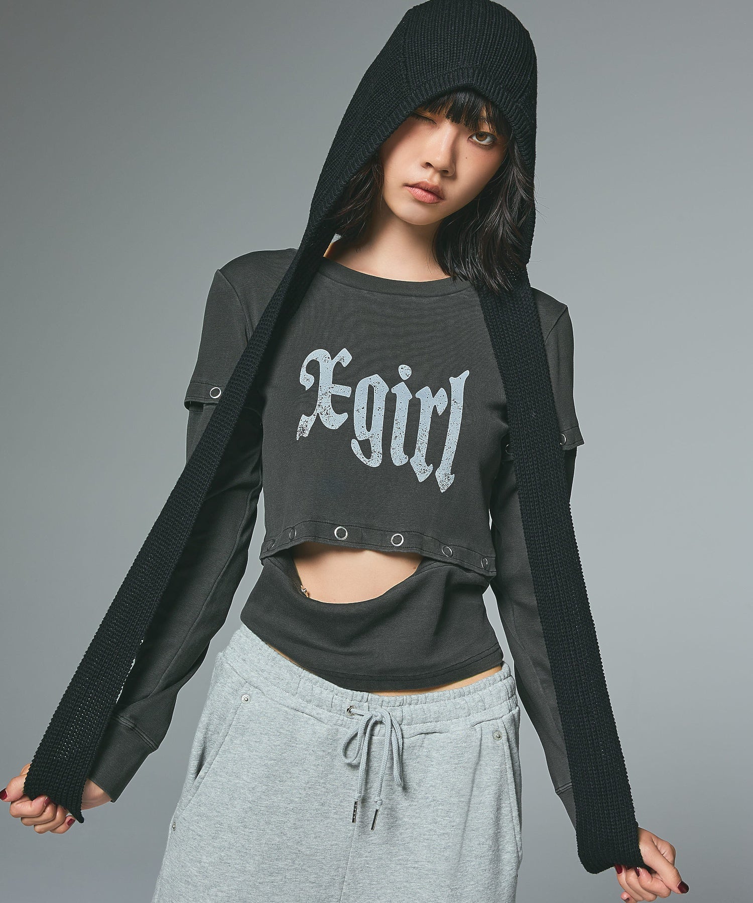 FADED MULTIWAY L/S TOP